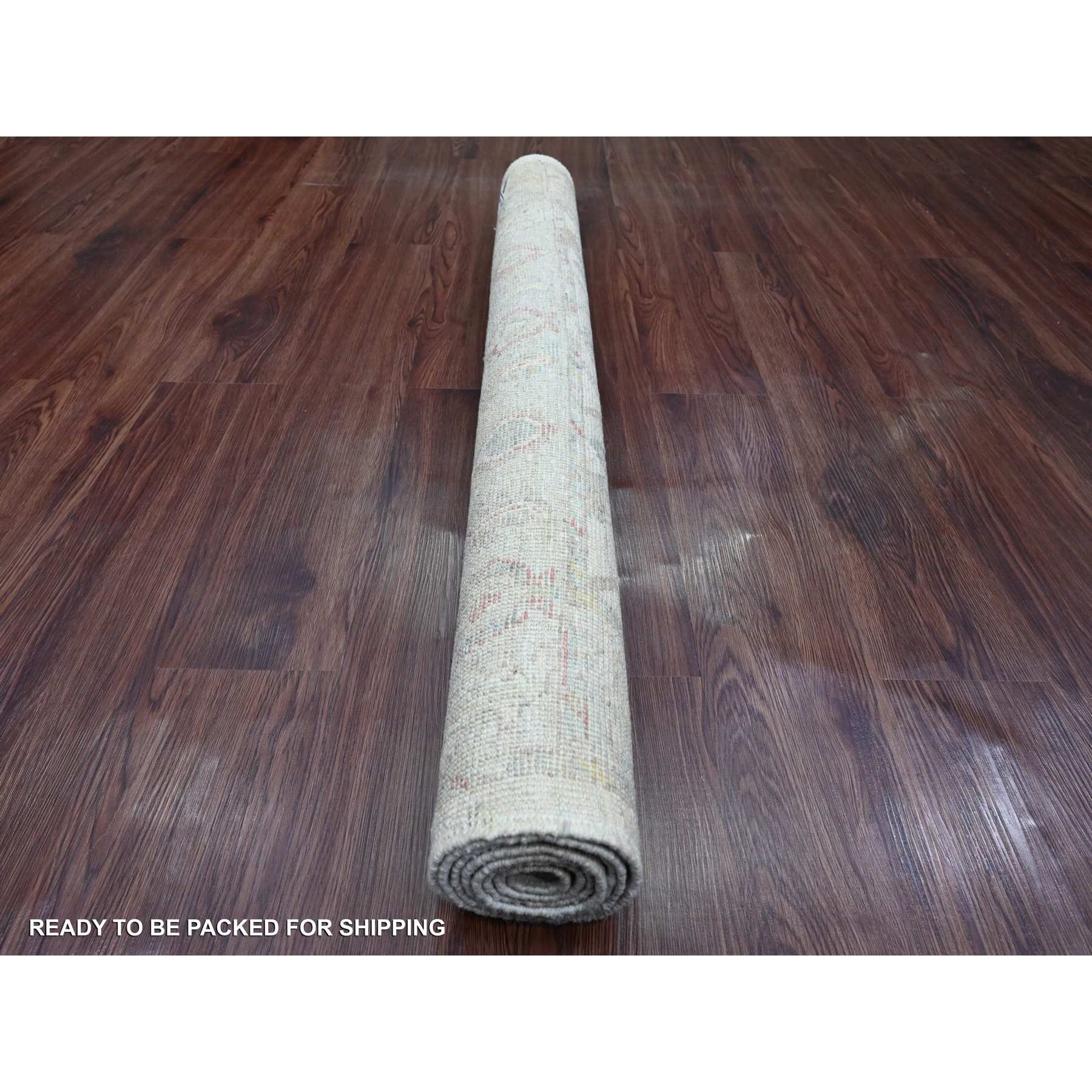 Oushak-And-Peshawar-Hand-Knotted-Rug-102435