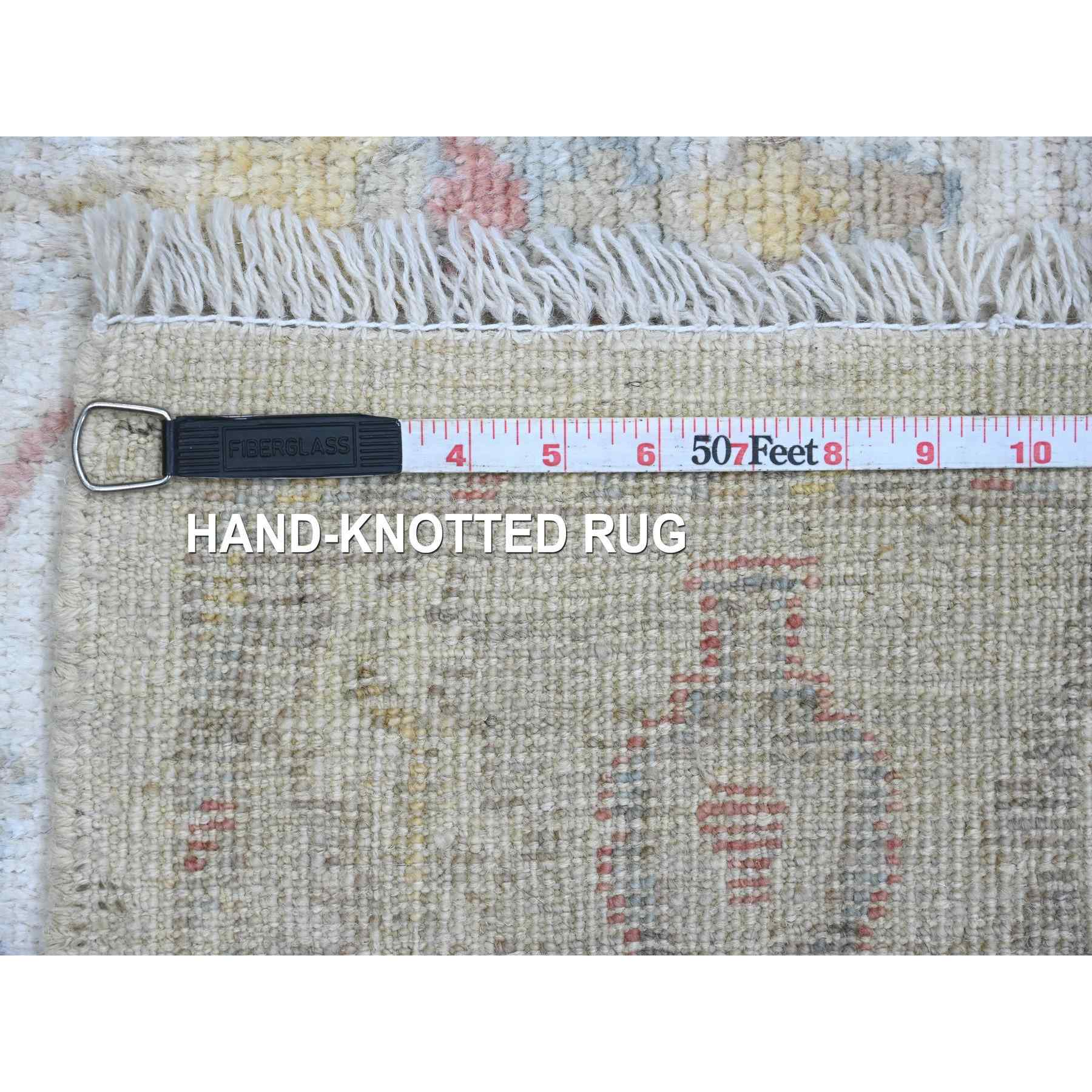 Oushak-And-Peshawar-Hand-Knotted-Rug-102435