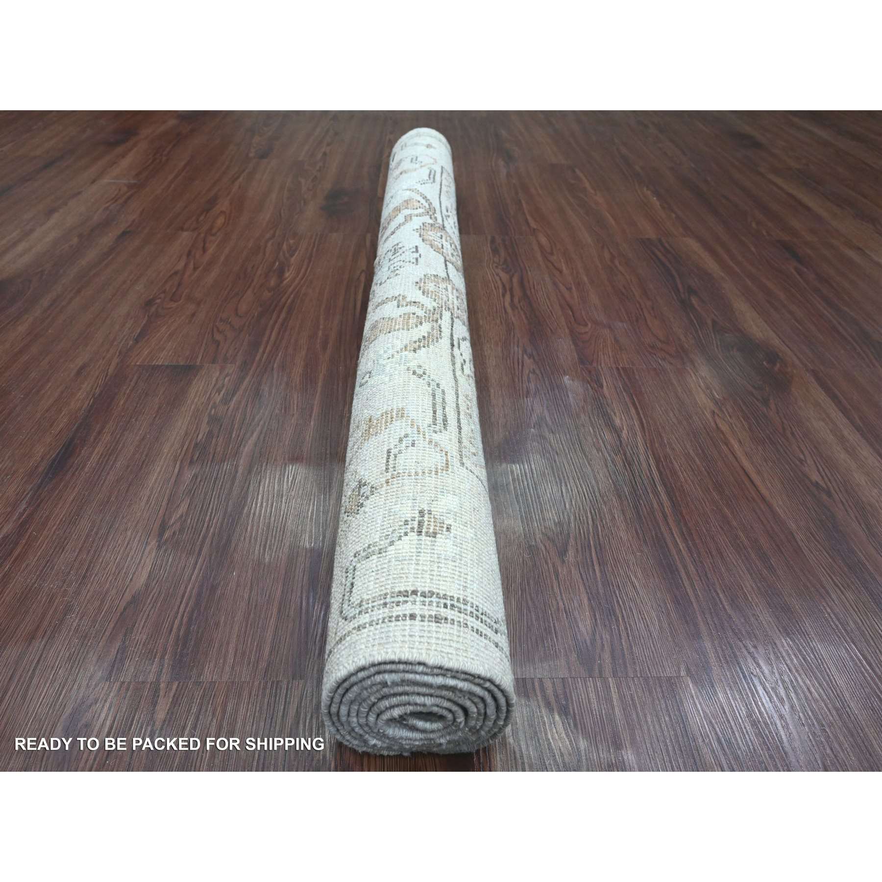 Oushak-And-Peshawar-Hand-Knotted-Rug-102445