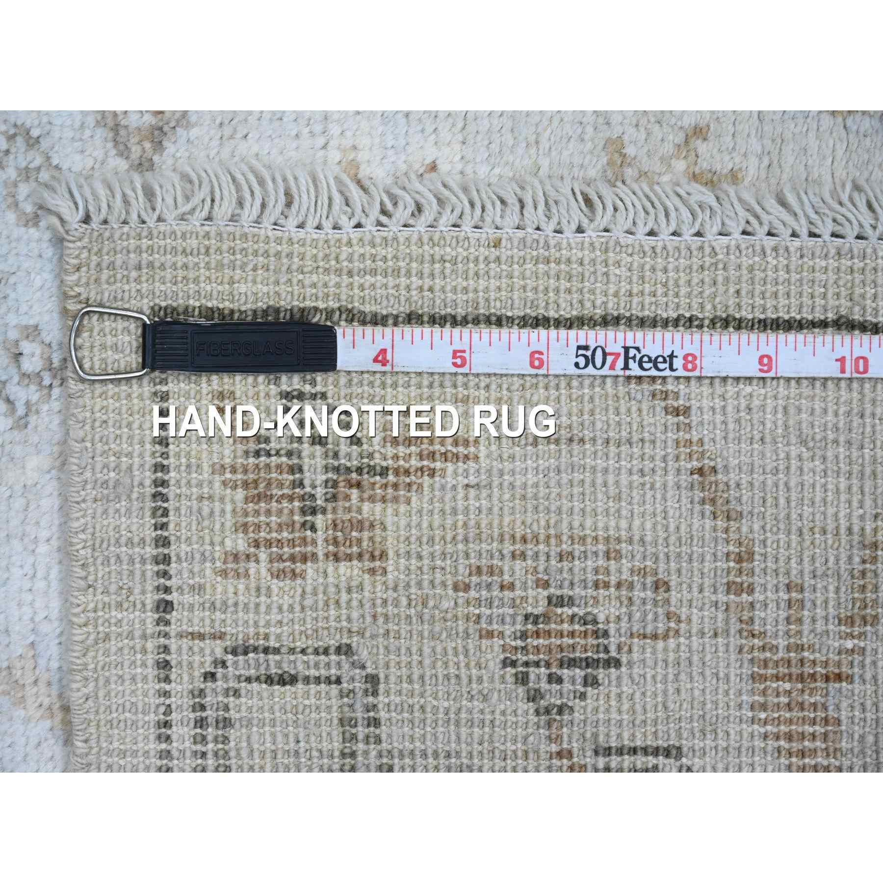 Oushak-And-Peshawar-Hand-Knotted-Rug-102445