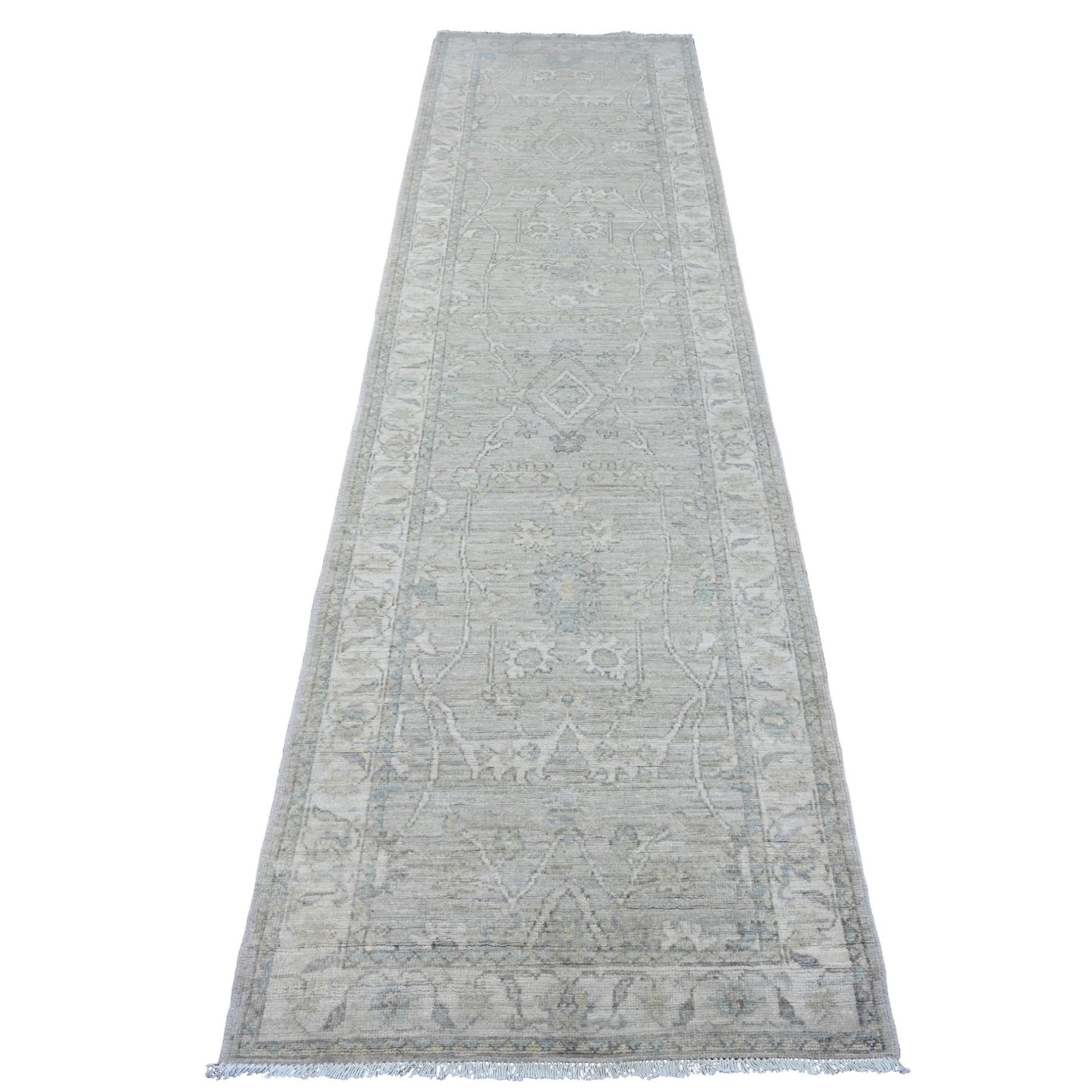 Oushak-And-Peshawar-Hand-Knotted-Rug-102495