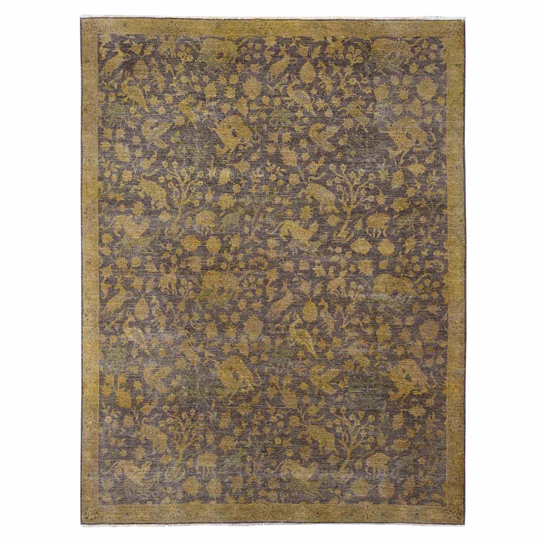 Vintage-Hand-Knotted-Rug-101860