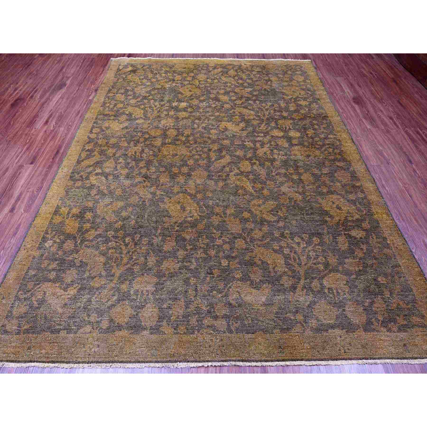 Vintage-Hand-Knotted-Rug-101860