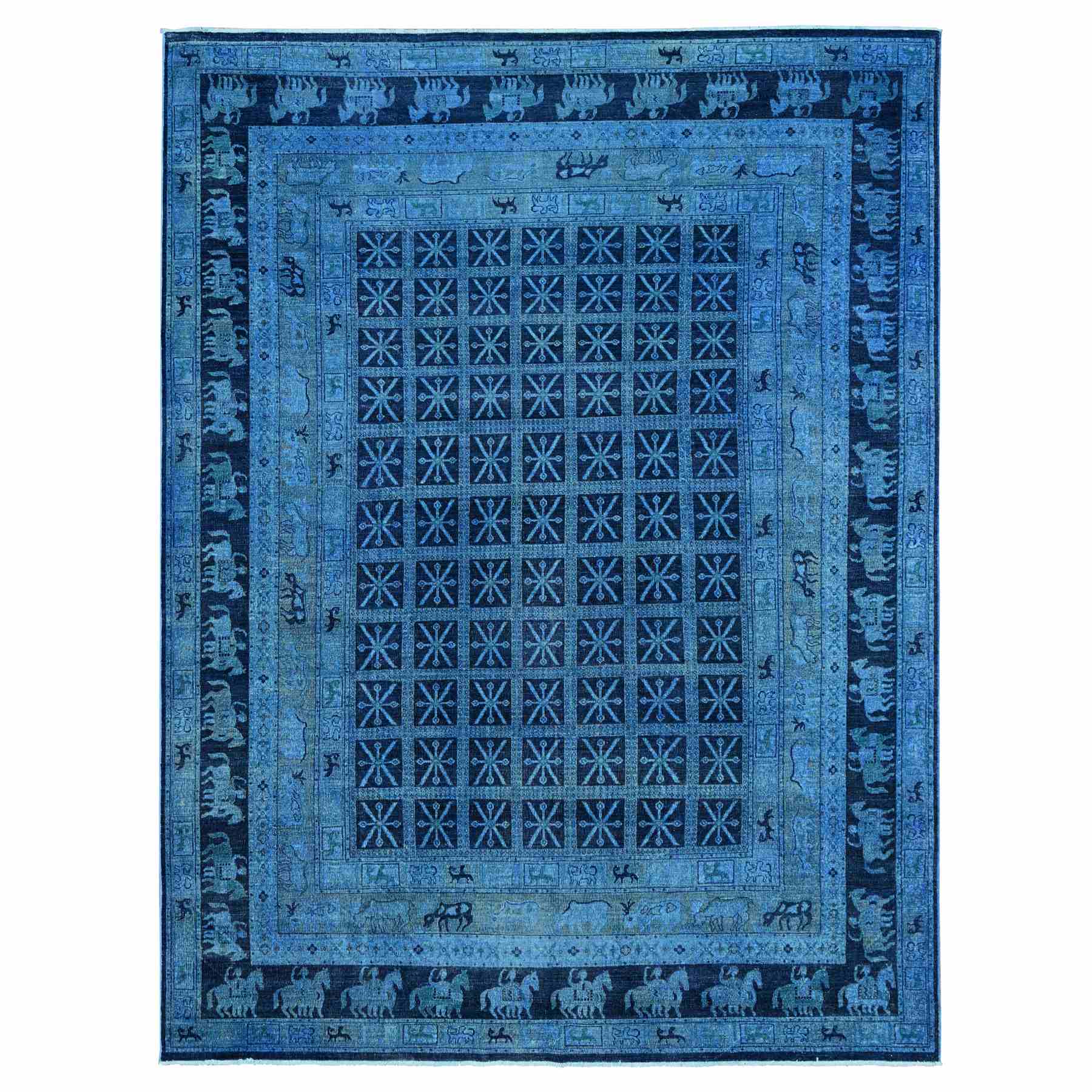 Vintage-Hand-Knotted-Rug-101875