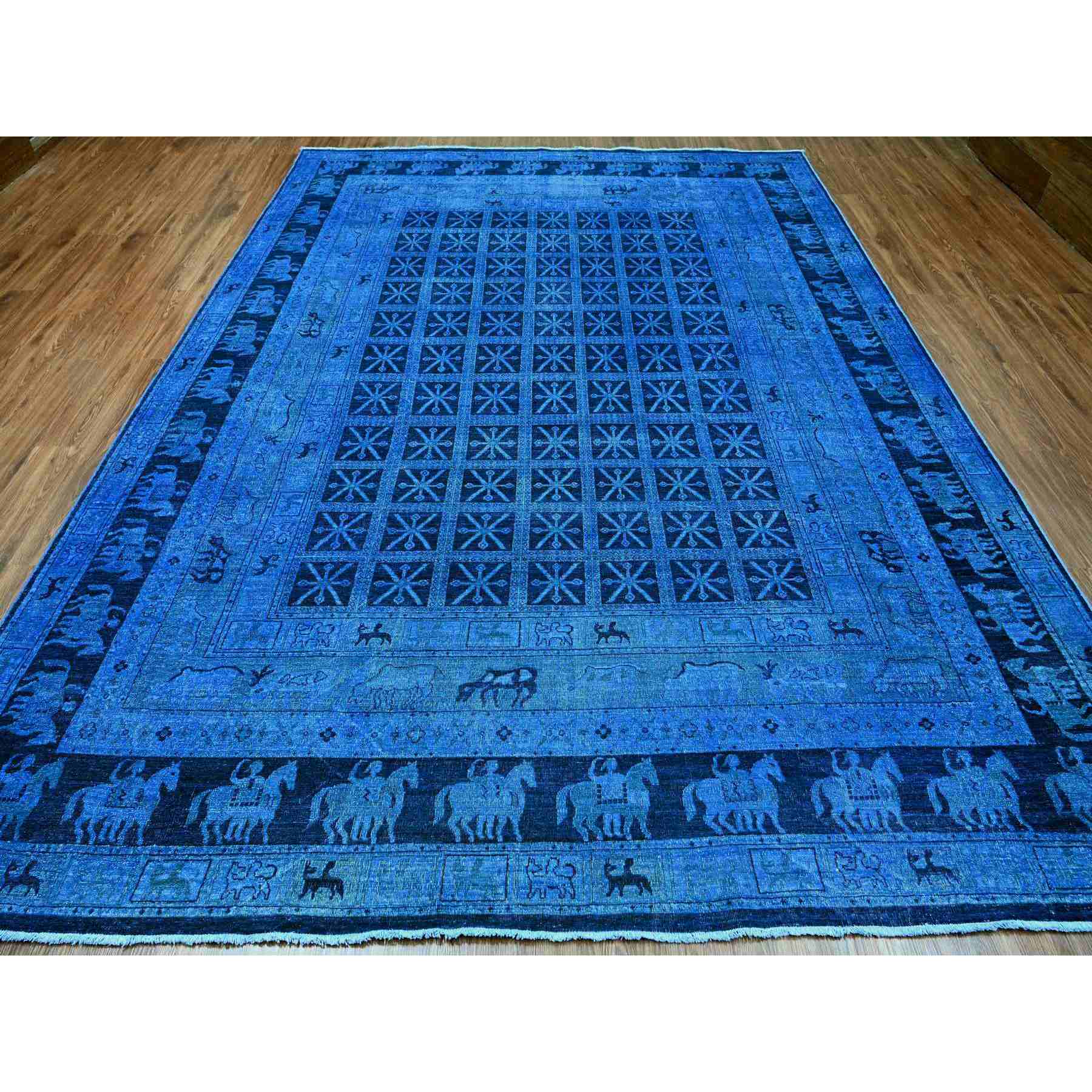 Vintage-Hand-Knotted-Rug-101875