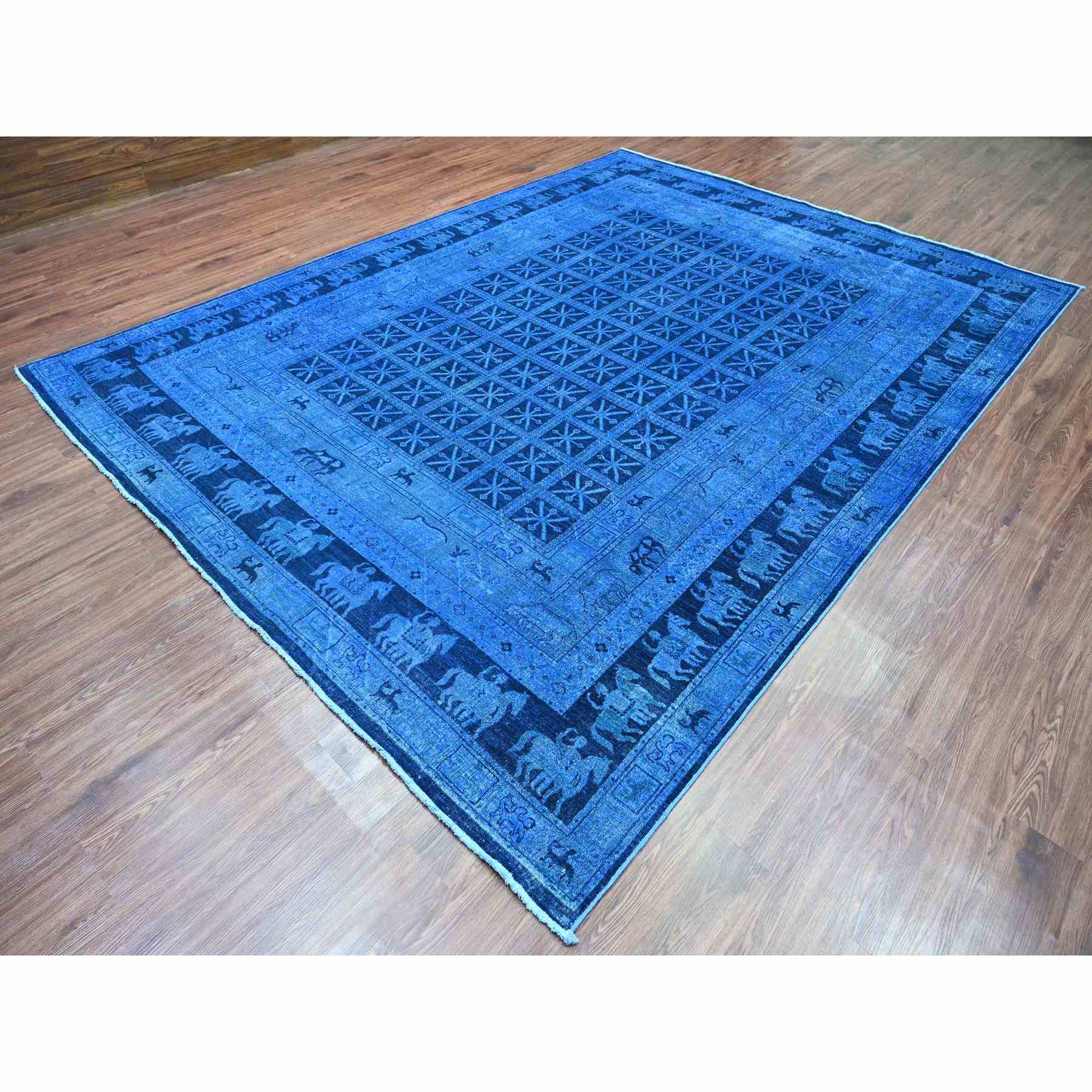 Vintage-Hand-Knotted-Rug-101875