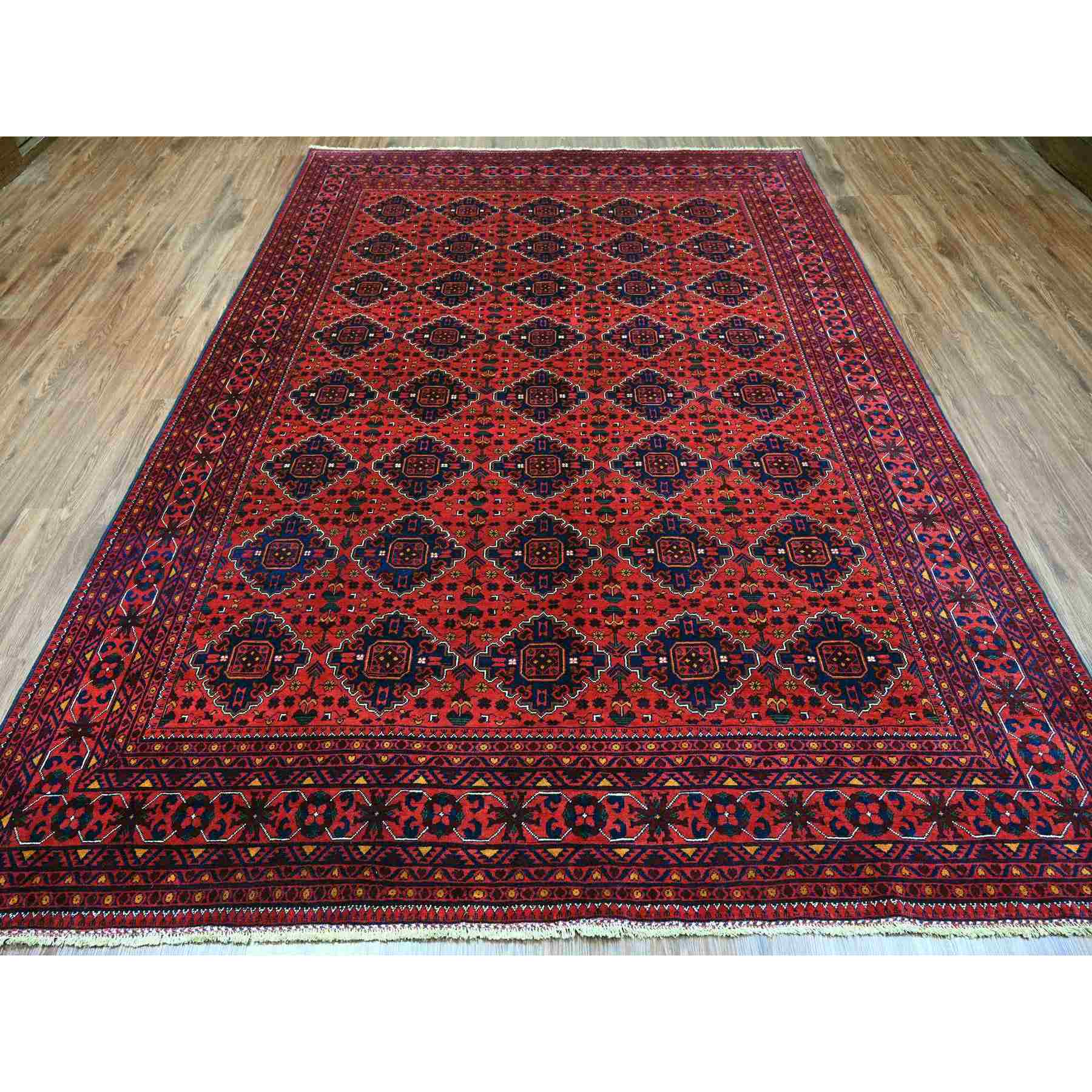 Tribal-Geometric-Hand-Knotted-Rug-100000