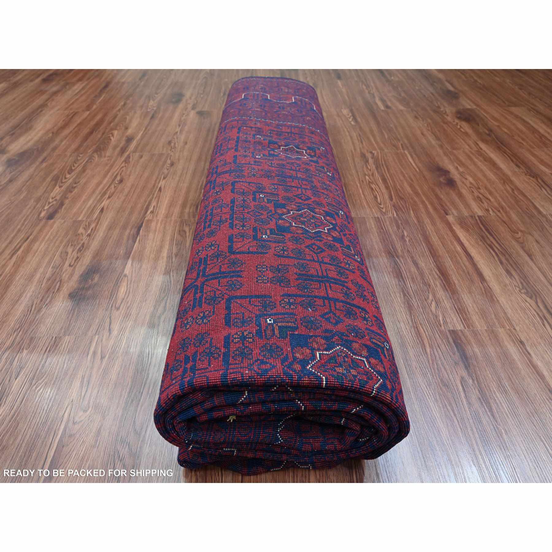 Tribal-Geometric-Hand-Knotted-Rug-100005