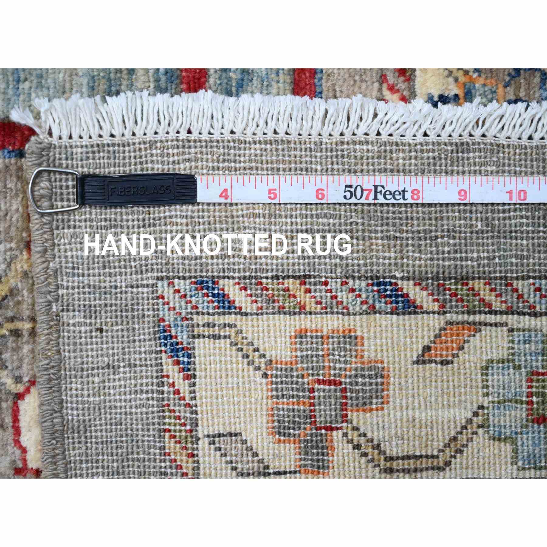 Tribal-Geometric-Hand-Knotted-Rug-100010