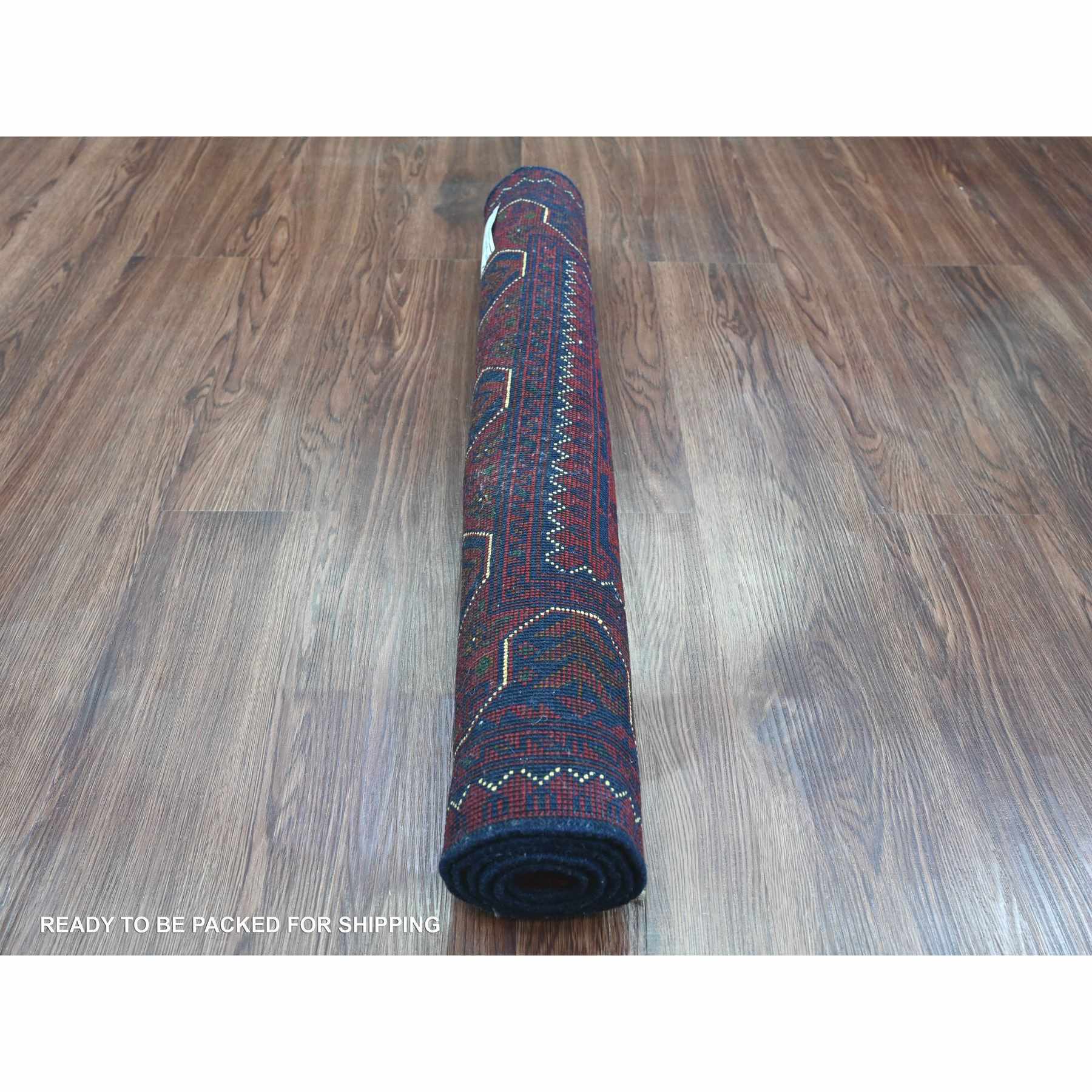 Tribal-Geometric-Hand-Knotted-Rug-100110