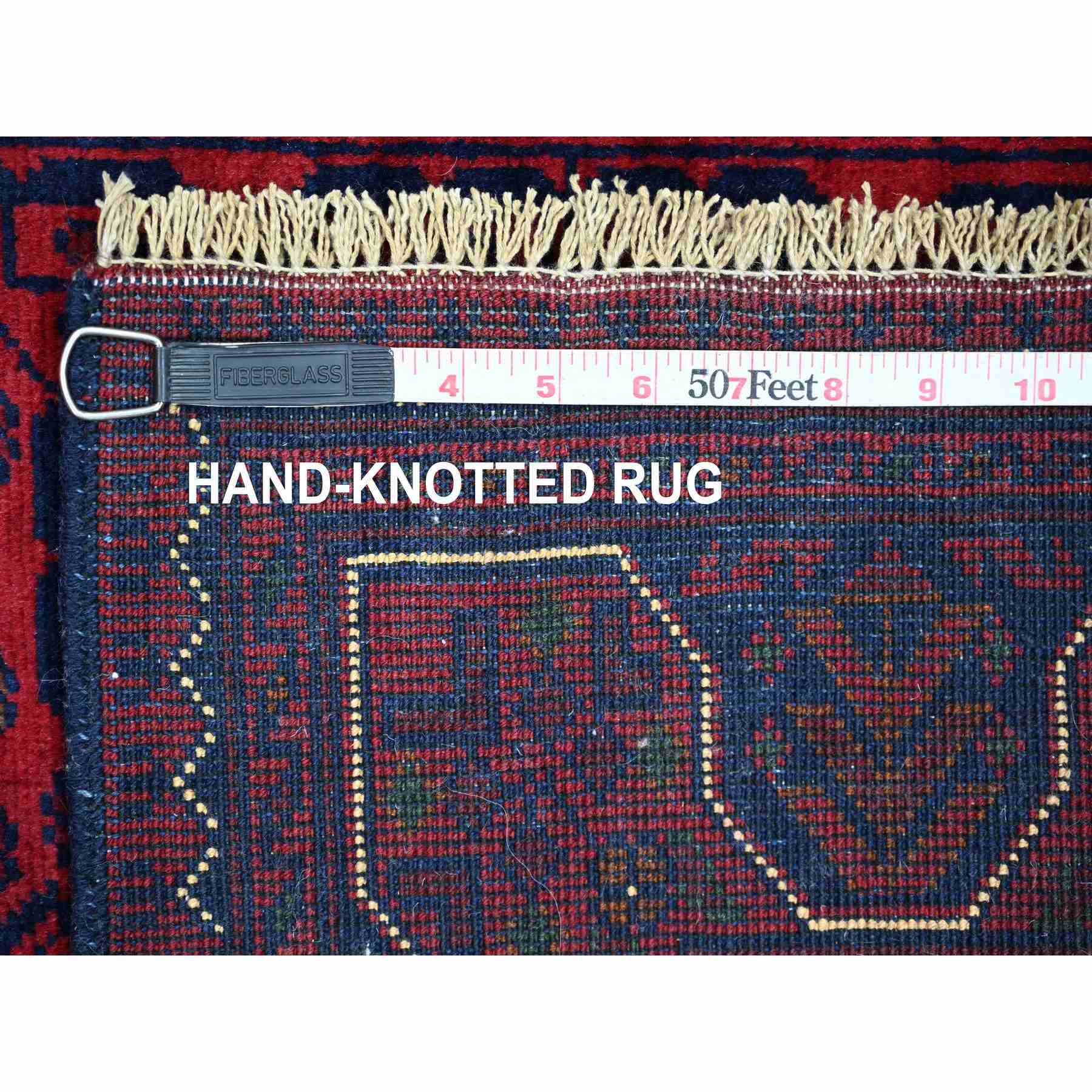 Tribal-Geometric-Hand-Knotted-Rug-100110