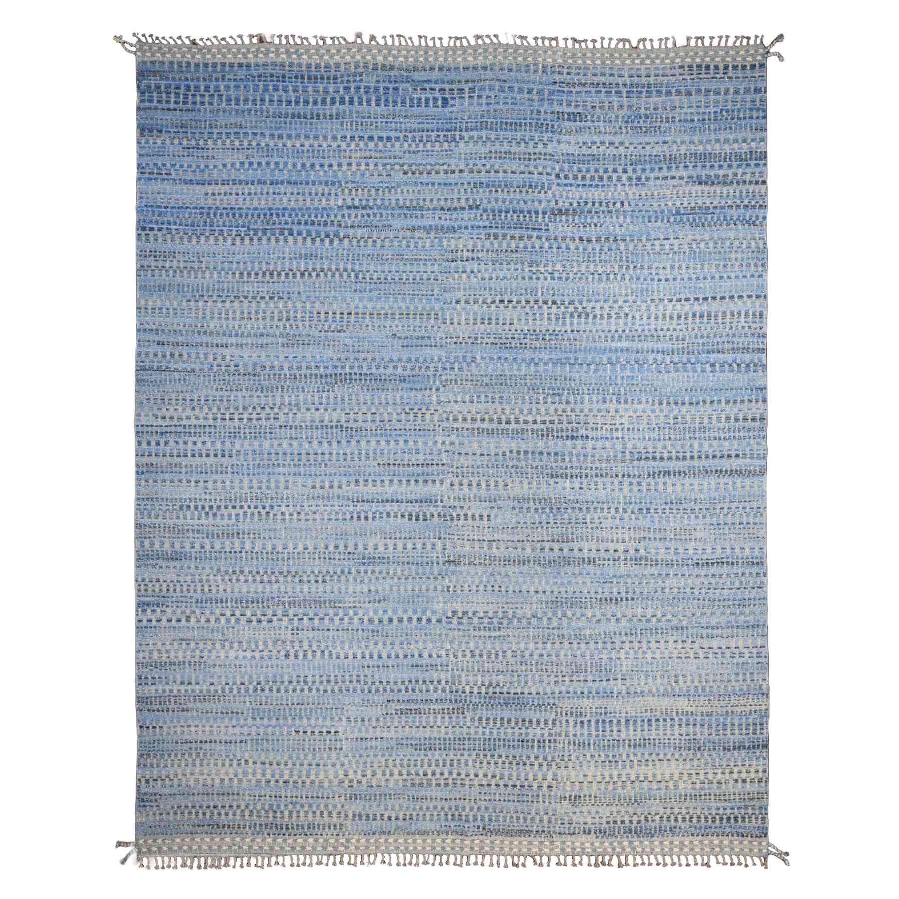 Tribal-Geometric-Hand-Knotted-Rug-100255