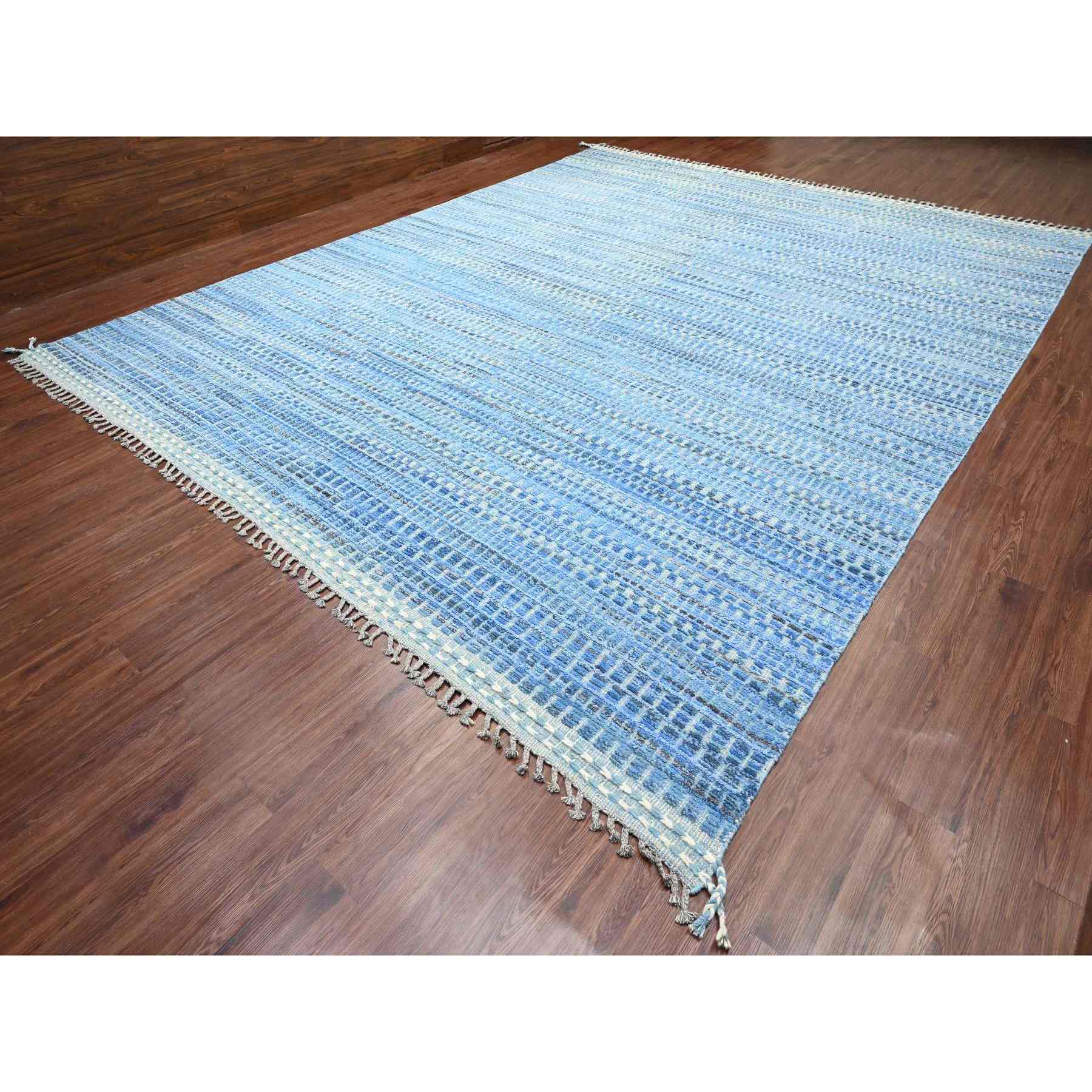 Tribal-Geometric-Hand-Knotted-Rug-100255