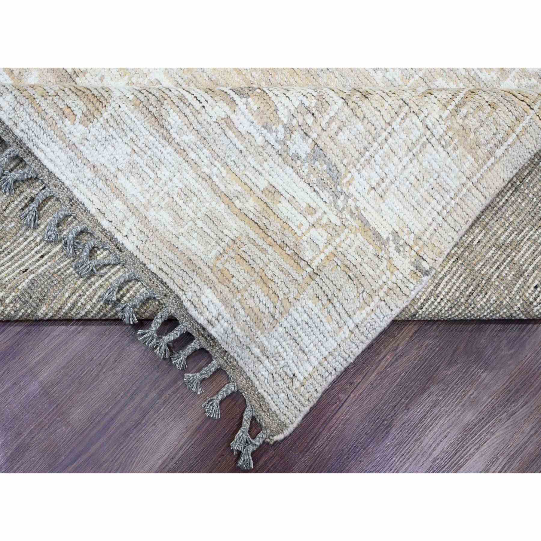 Tribal-Geometric-Hand-Knotted-Rug-100395