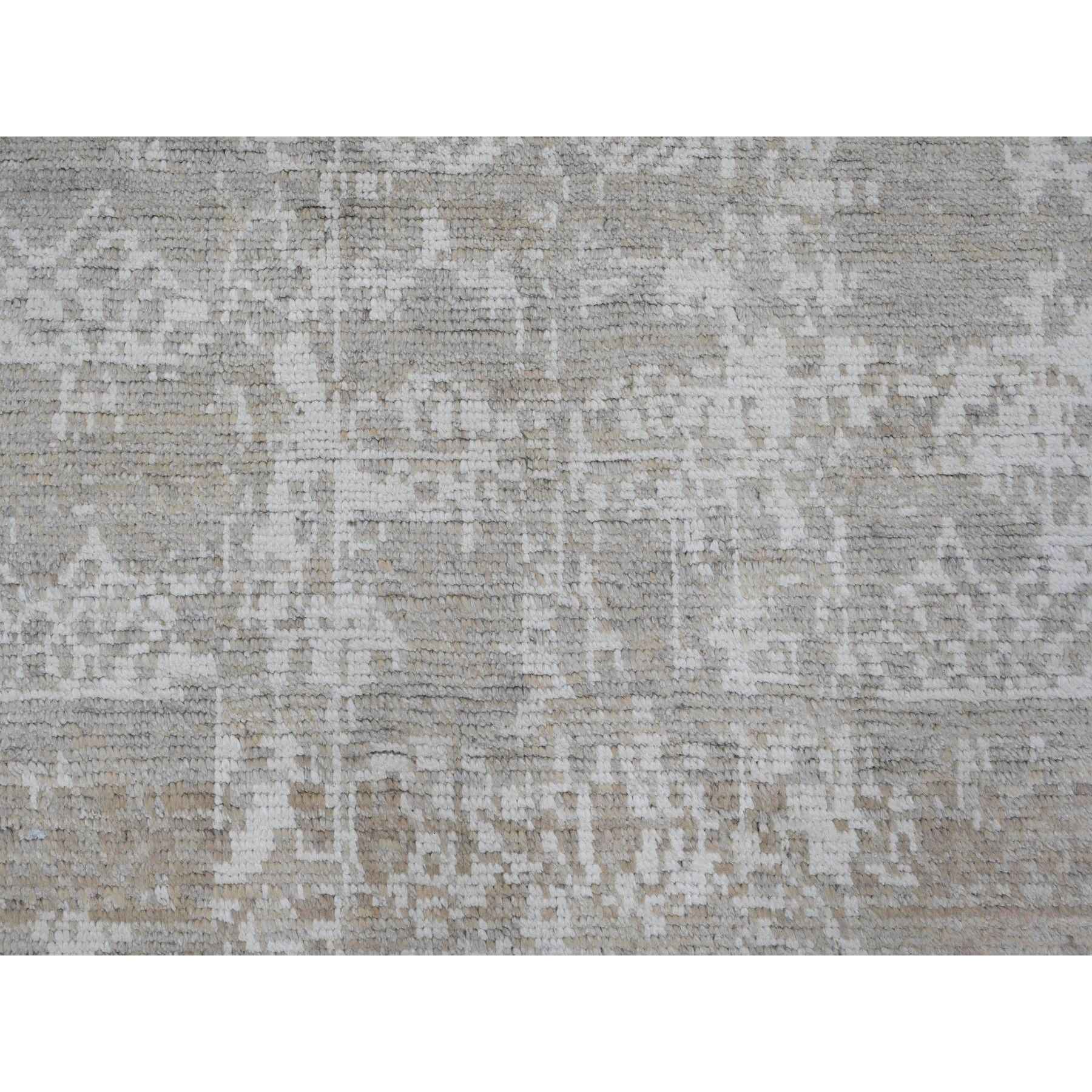 Tribal-Geometric-Hand-Knotted-Rug-100395