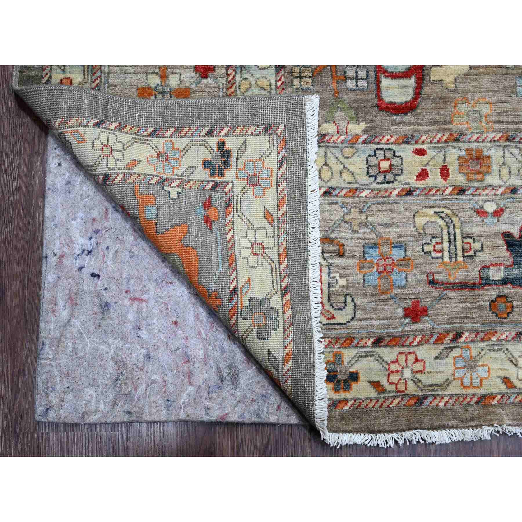 Tribal-Geometric-Hand-Knotted-Rug-100420