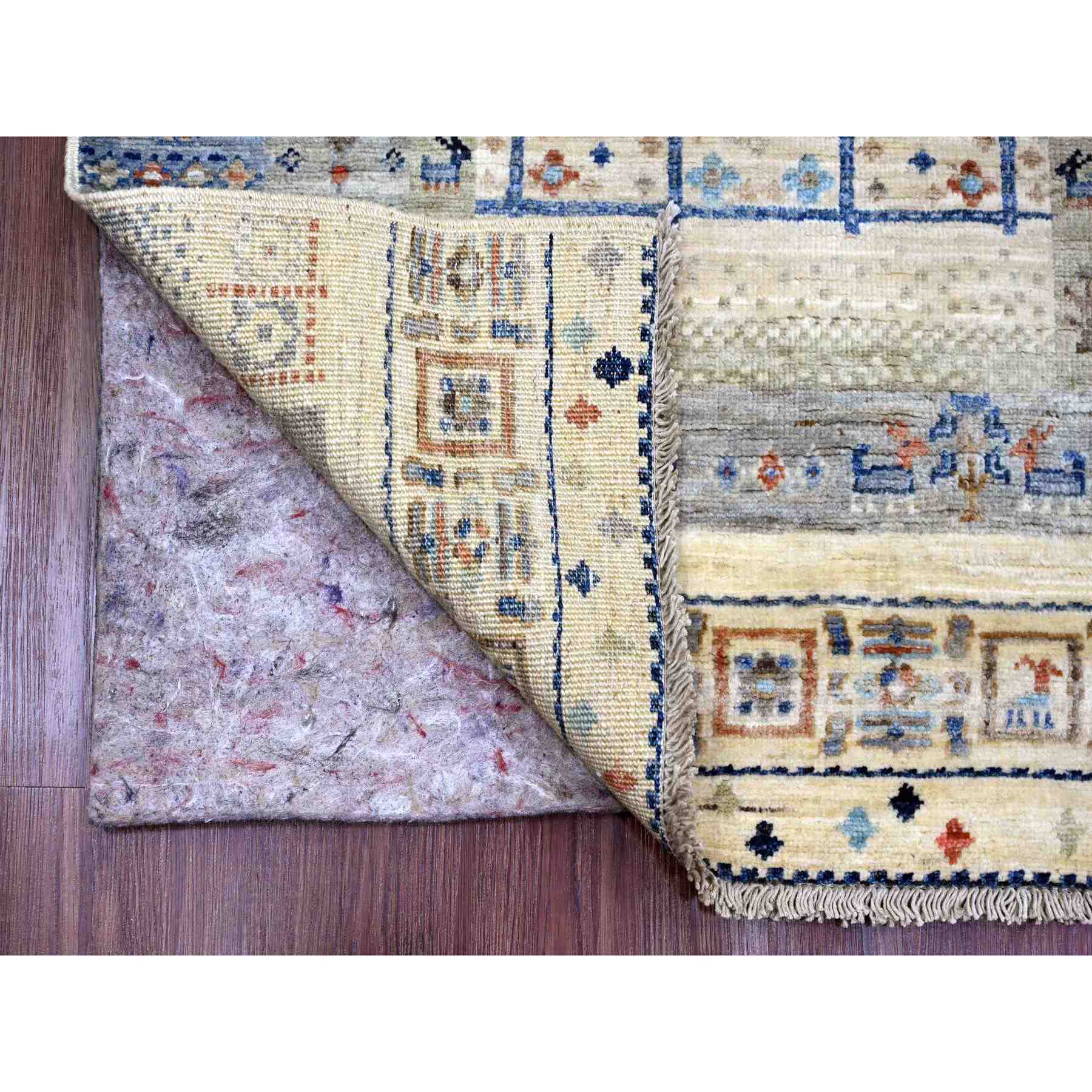 Tribal-Geometric-Hand-Knotted-Rug-100575