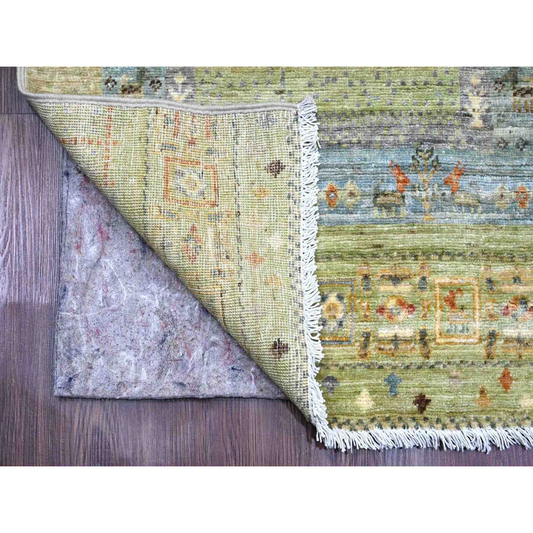 Tribal-Geometric-Hand-Knotted-Rug-100580