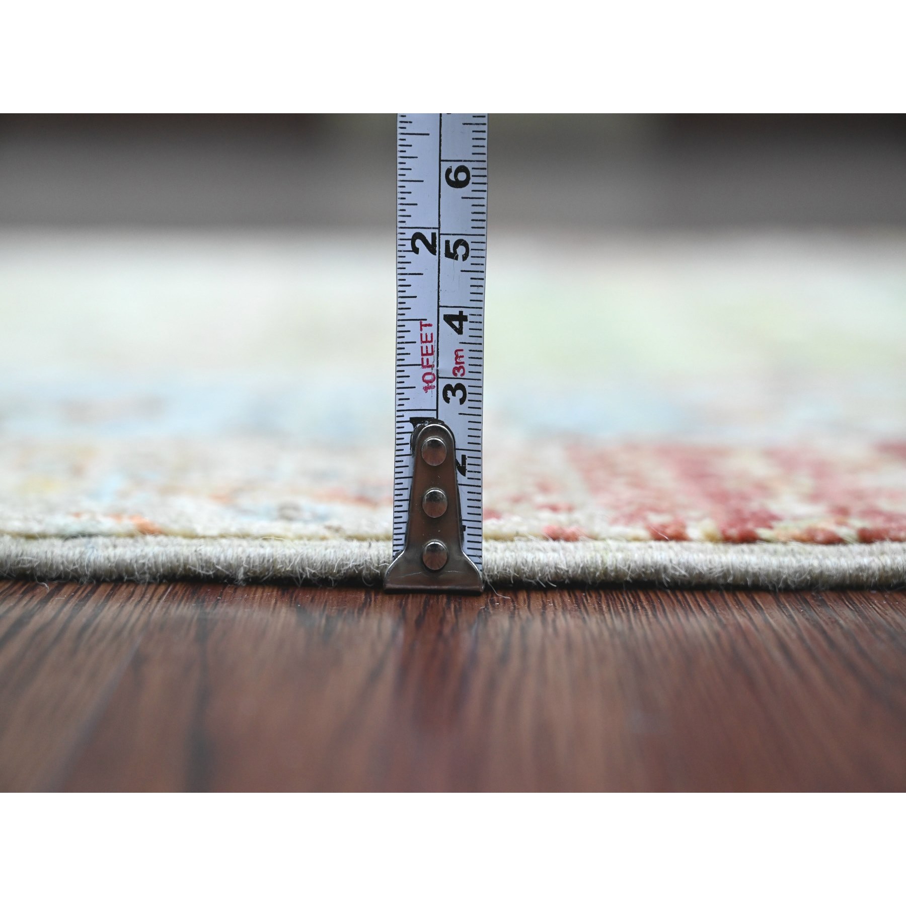 Tribal-Geometric-Hand-Knotted-Rug-100580