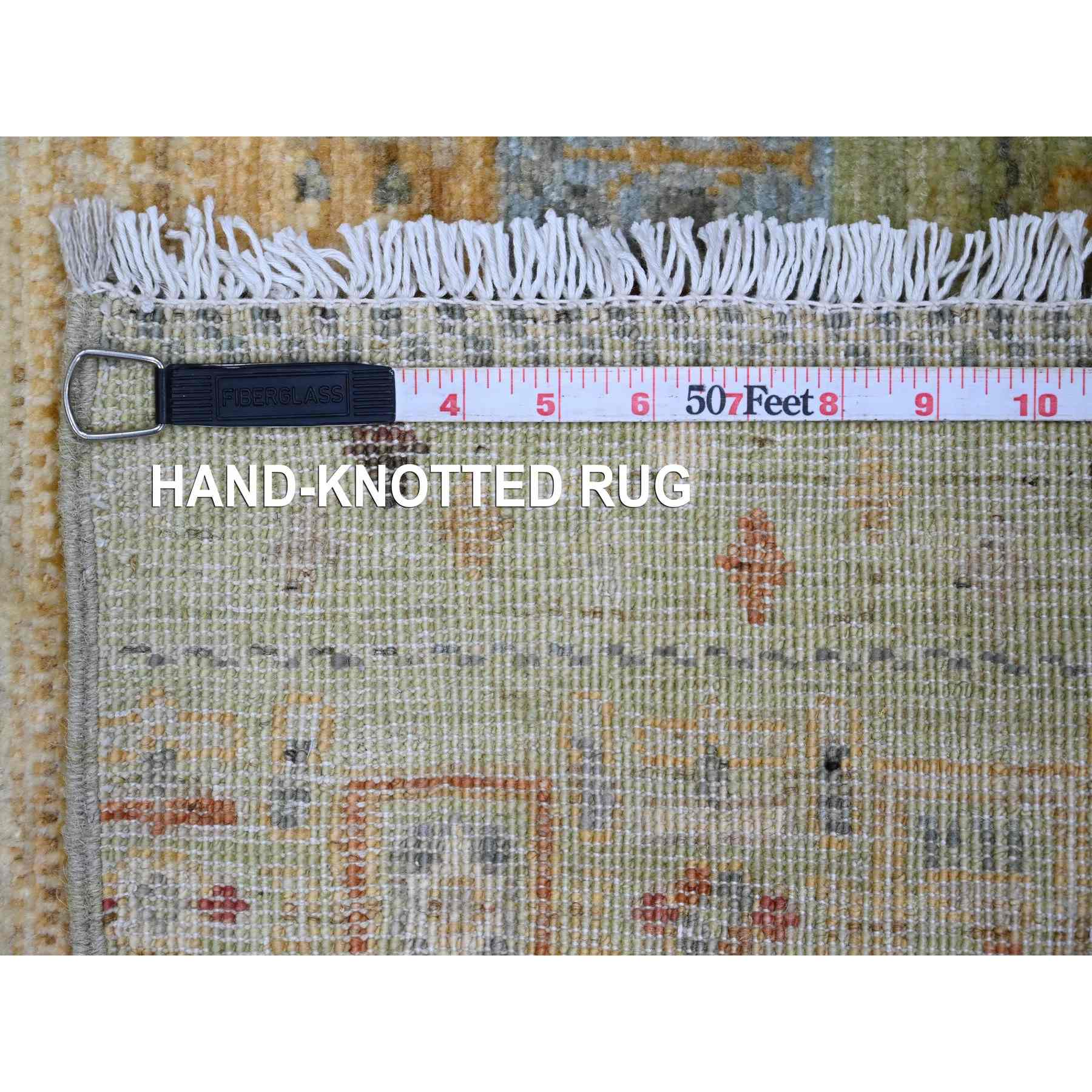 Tribal-Geometric-Hand-Knotted-Rug-100580