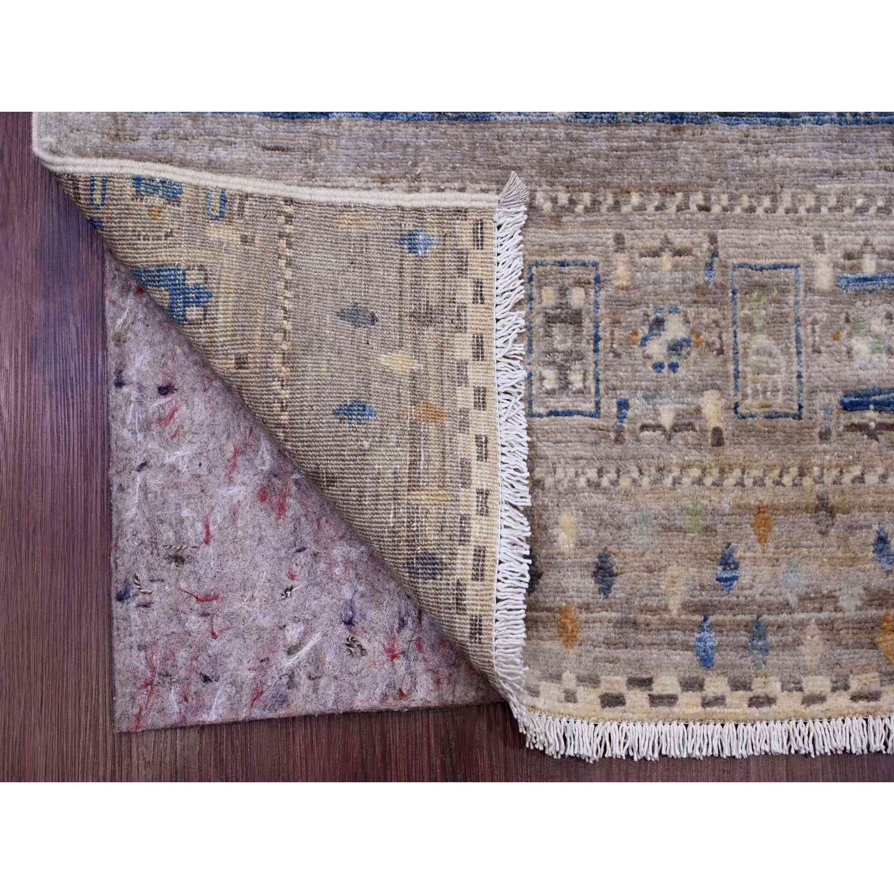 Tribal-Geometric-Hand-Knotted-Rug-100590