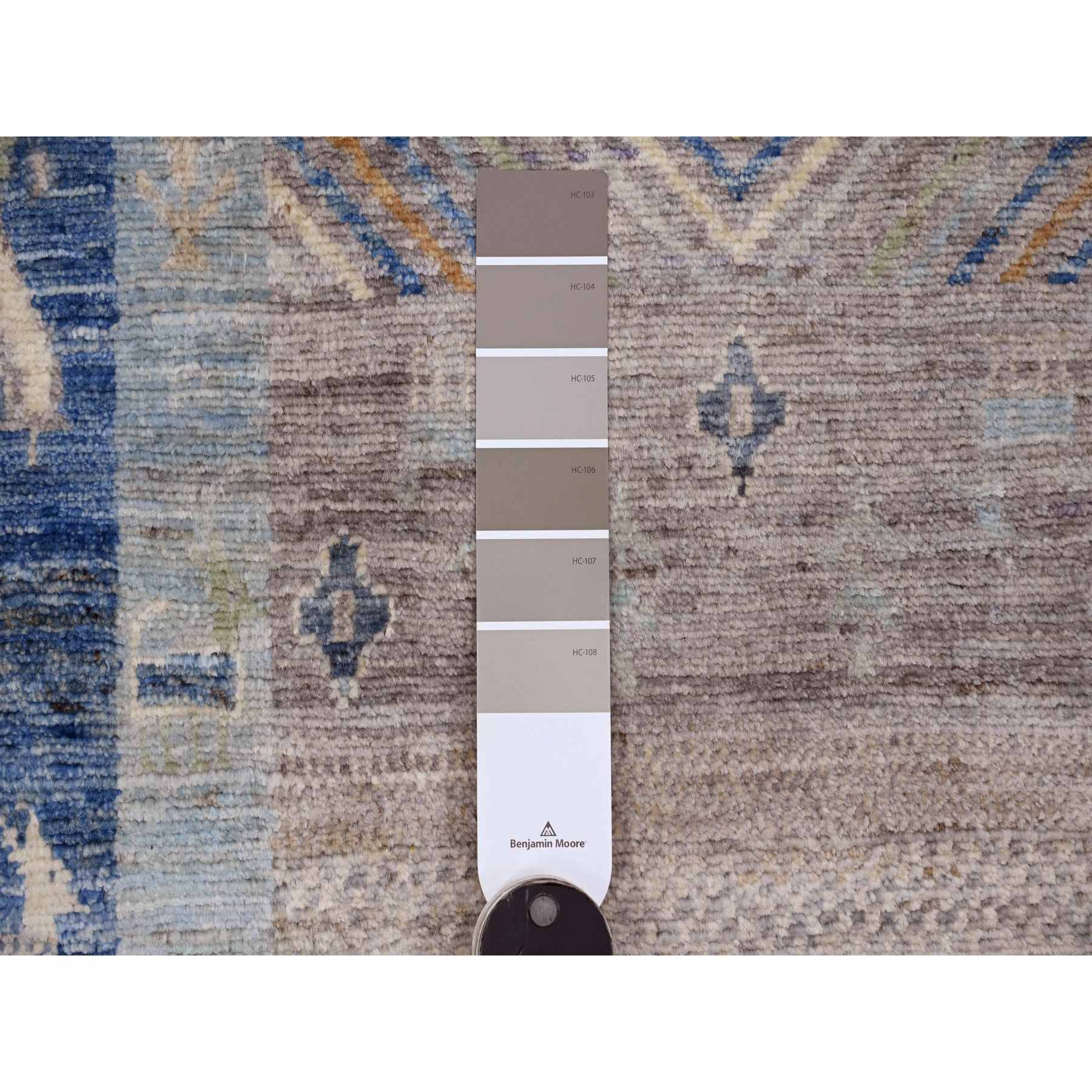 Tribal-Geometric-Hand-Knotted-Rug-100590