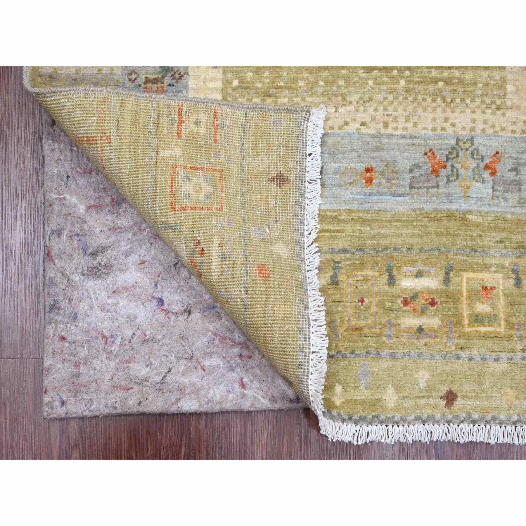 Tribal-Geometric-Hand-Knotted-Rug-100595