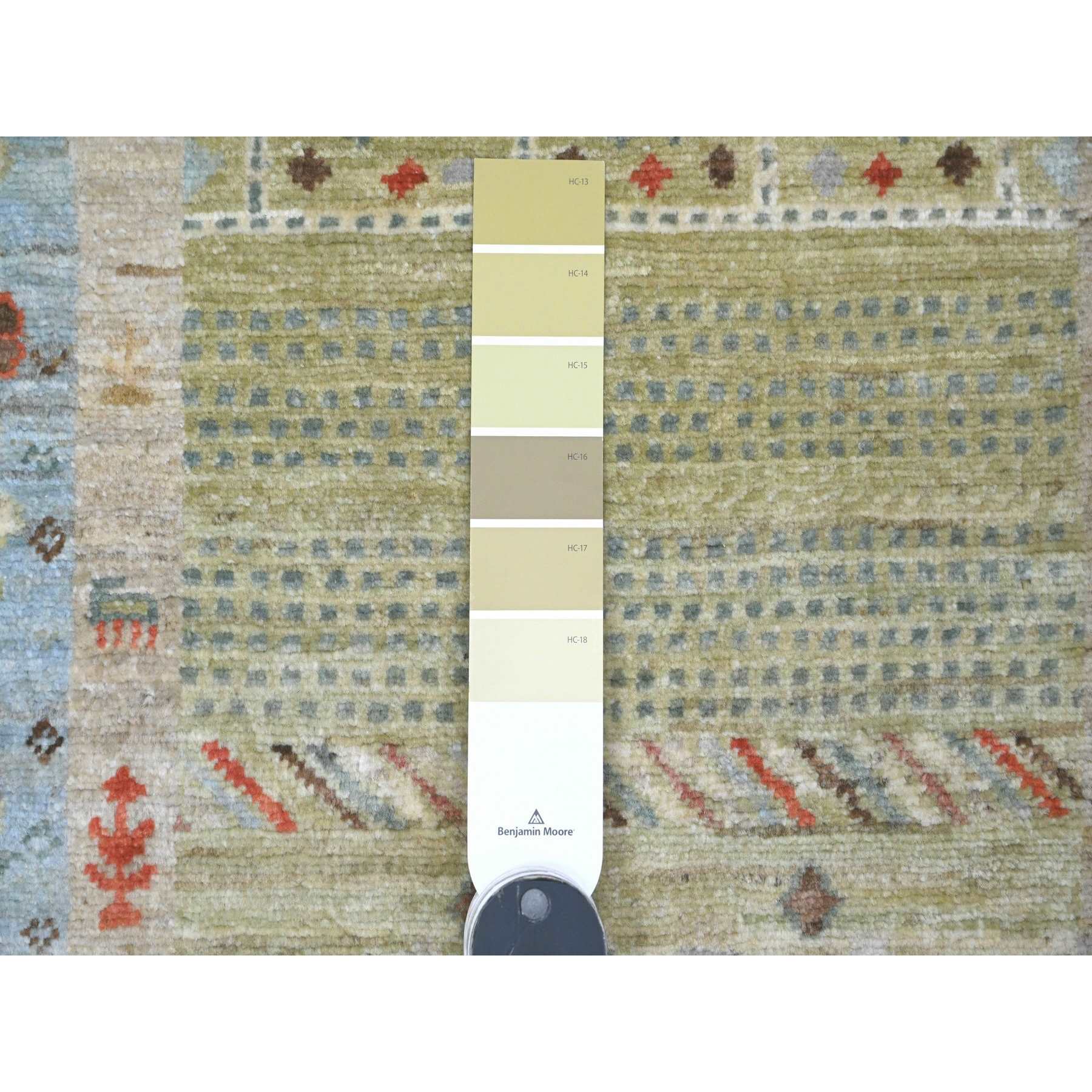 Tribal-Geometric-Hand-Knotted-Rug-100595
