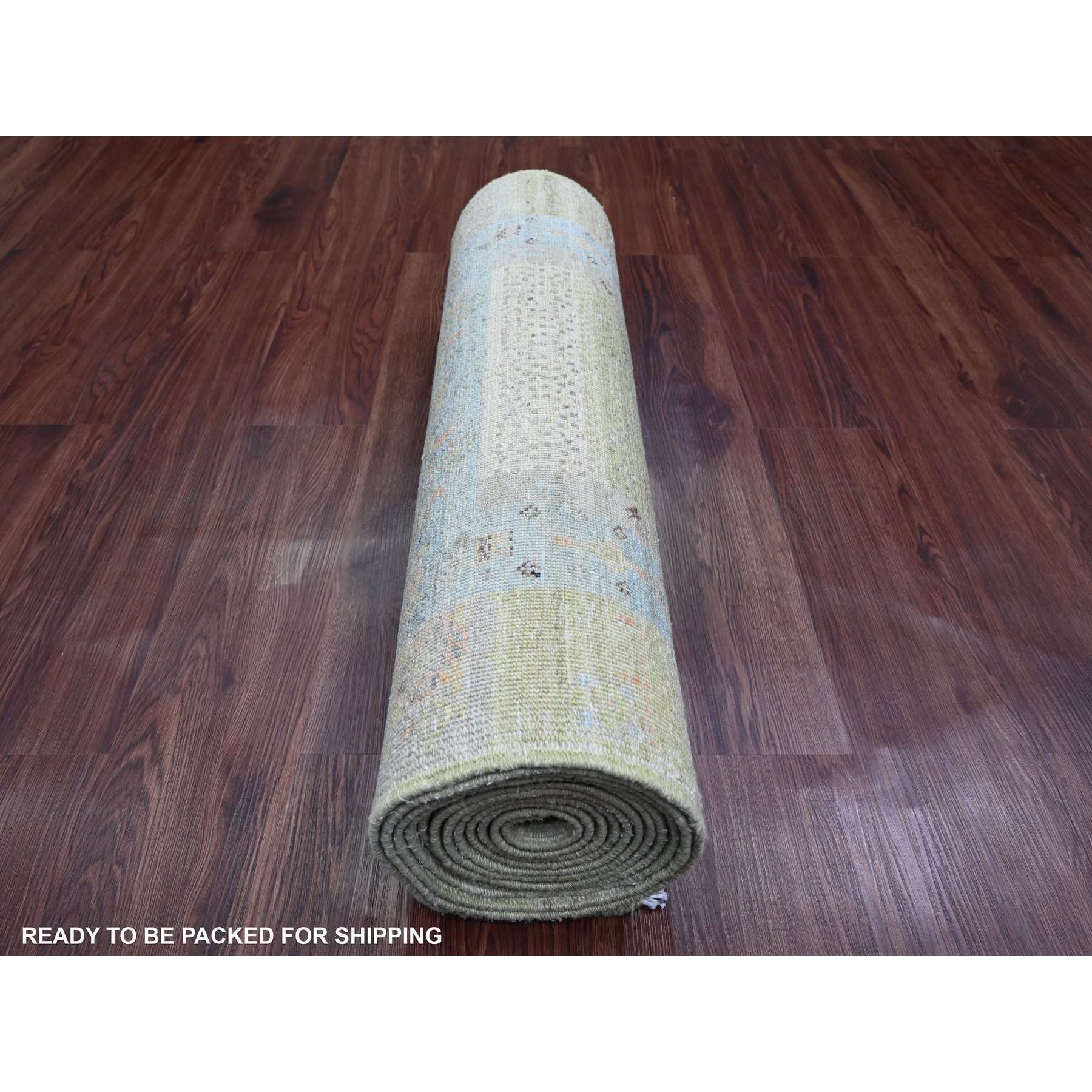 Tribal-Geometric-Hand-Knotted-Rug-100610