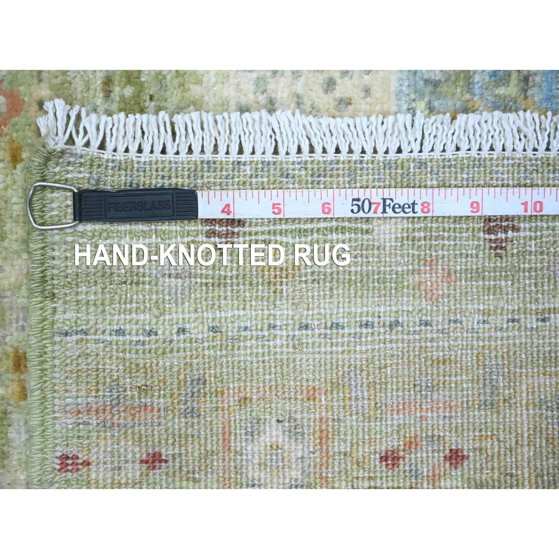 Tribal-Geometric-Hand-Knotted-Rug-100610