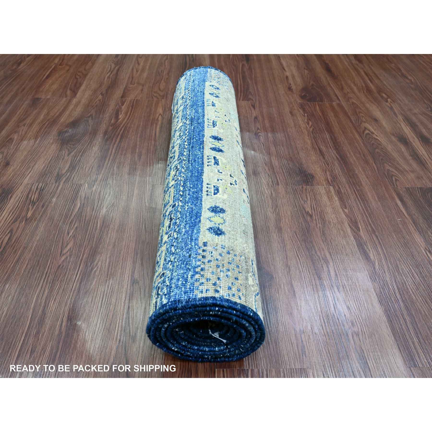 Tribal-Geometric-Hand-Knotted-Rug-100625