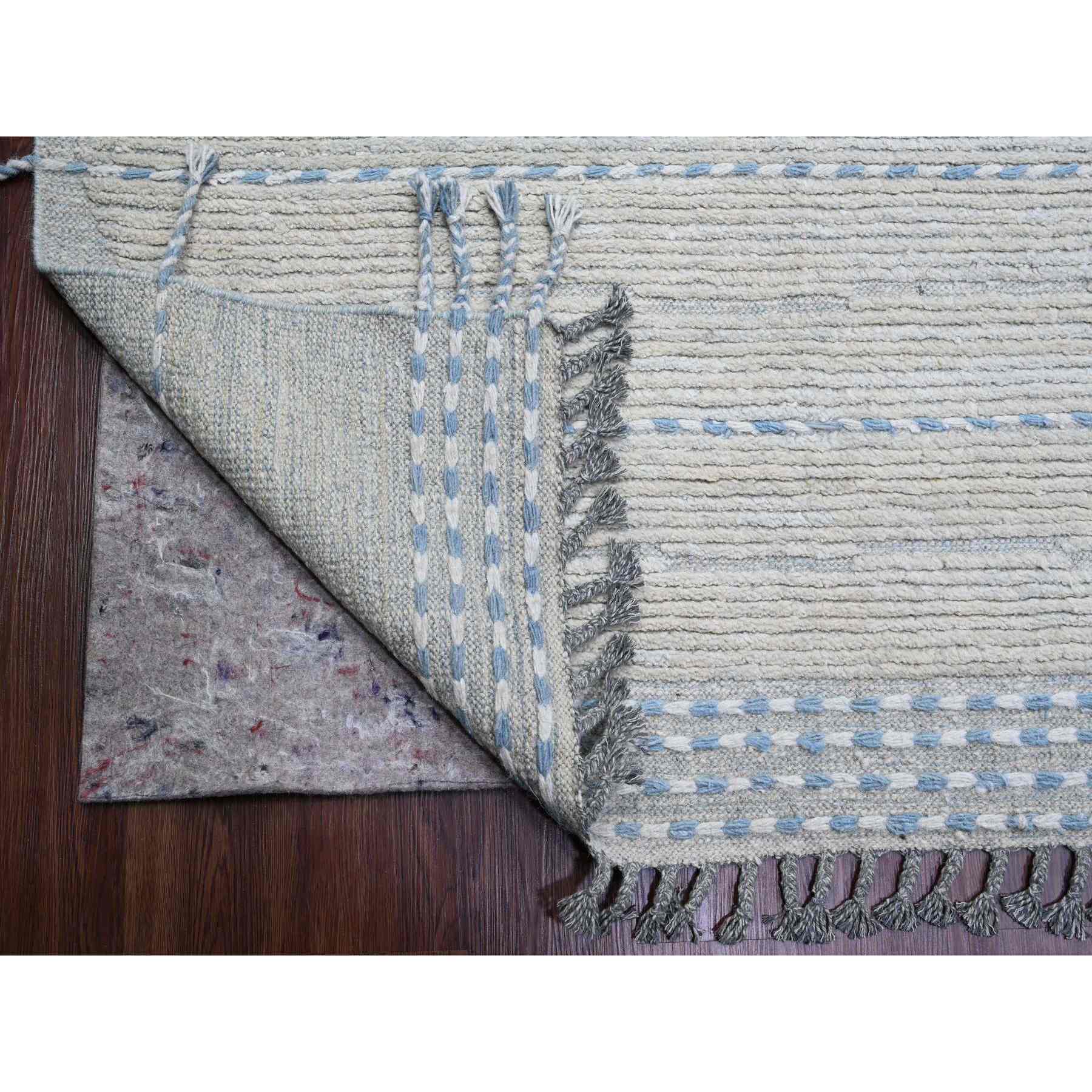 Tribal-Geometric-Hand-Knotted-Rug-100745