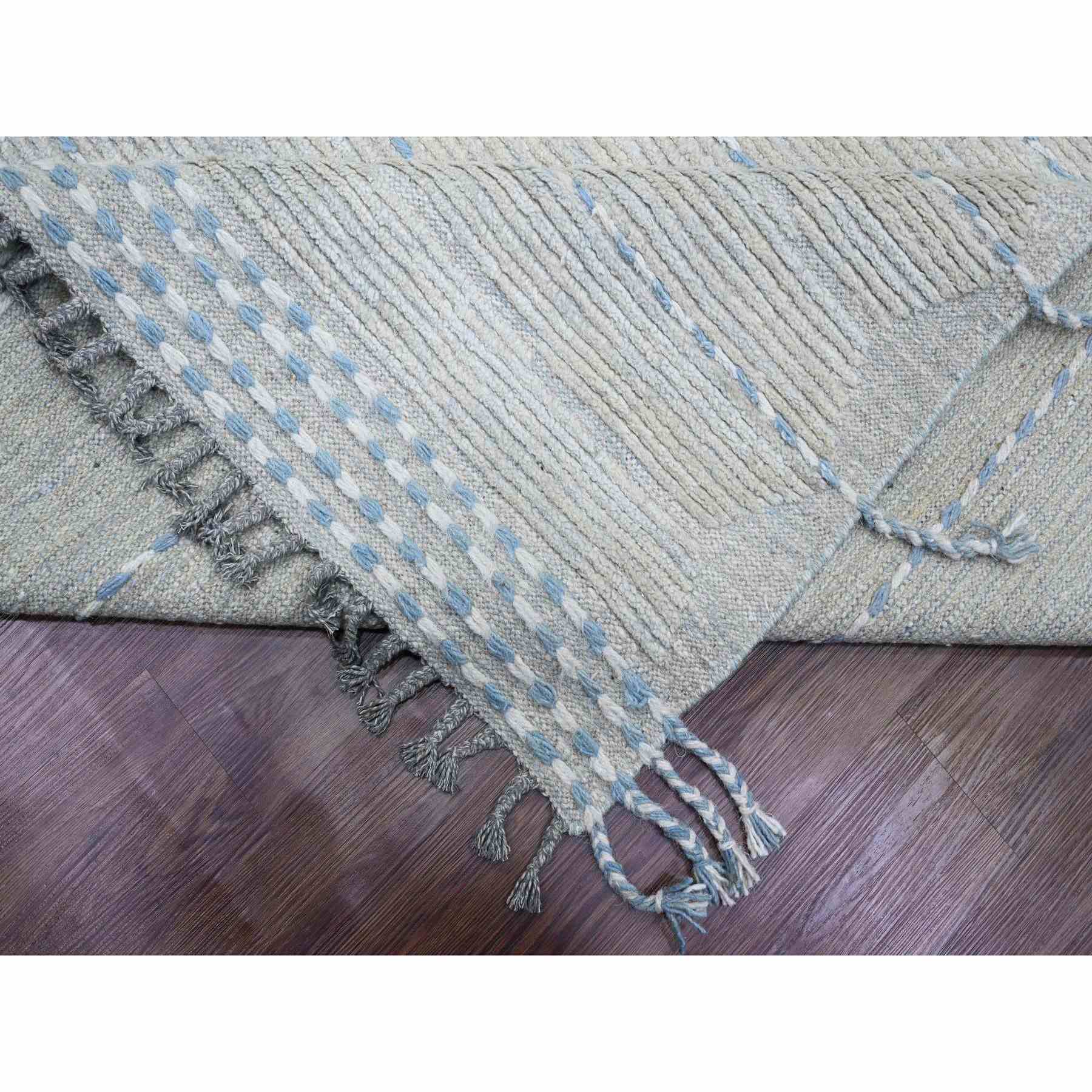 Tribal-Geometric-Hand-Knotted-Rug-100745