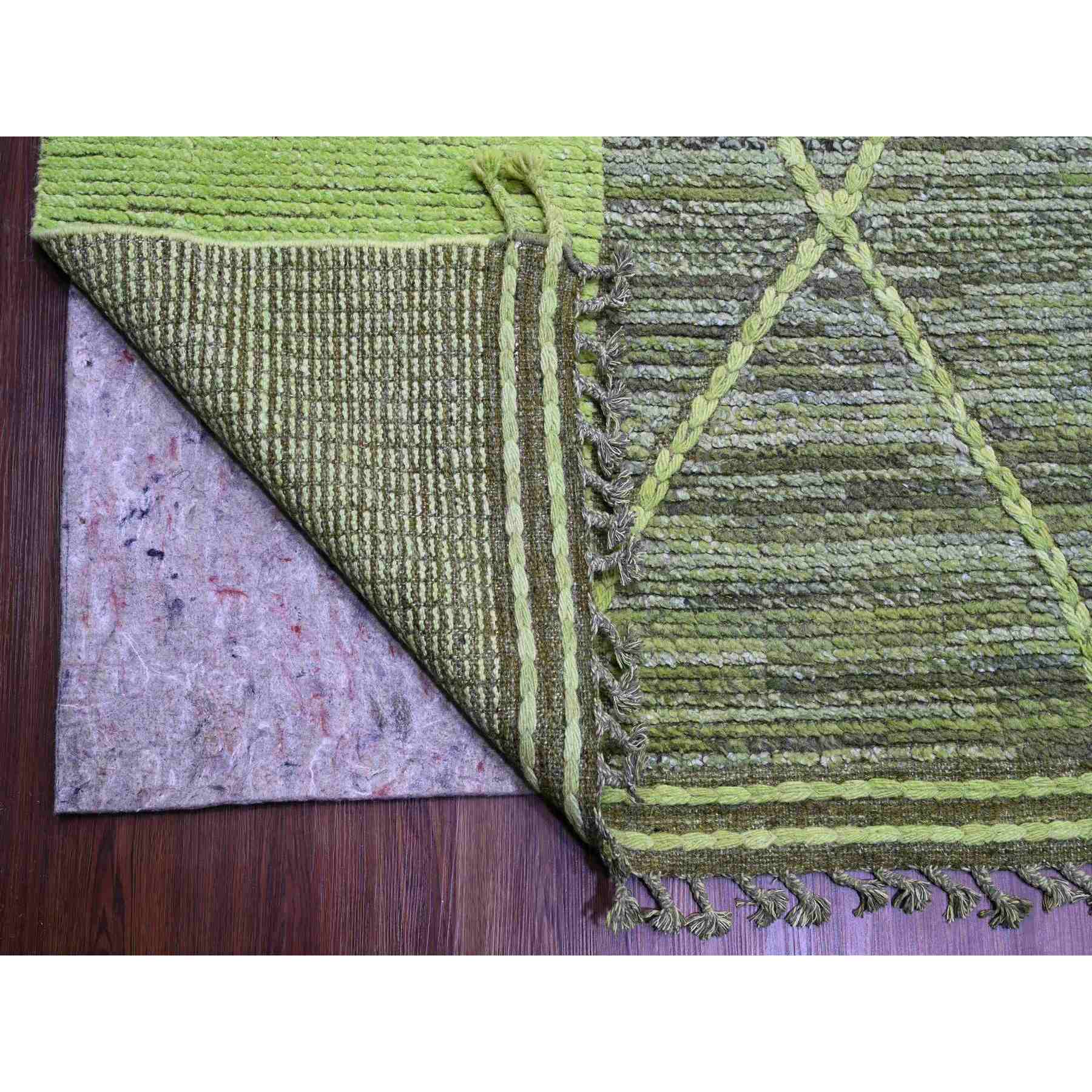 Tribal-Geometric-Hand-Knotted-Rug-100750
