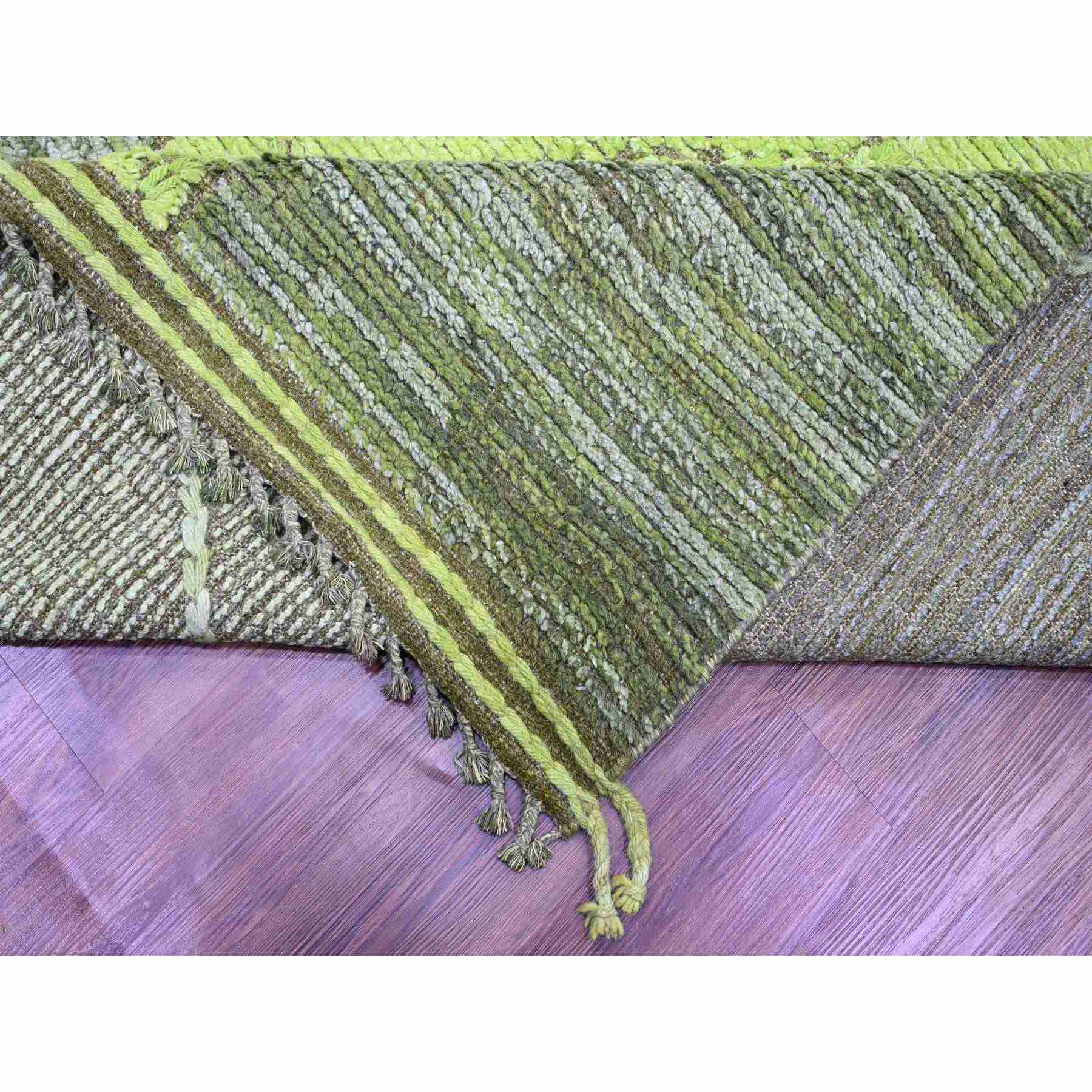 Tribal-Geometric-Hand-Knotted-Rug-100750