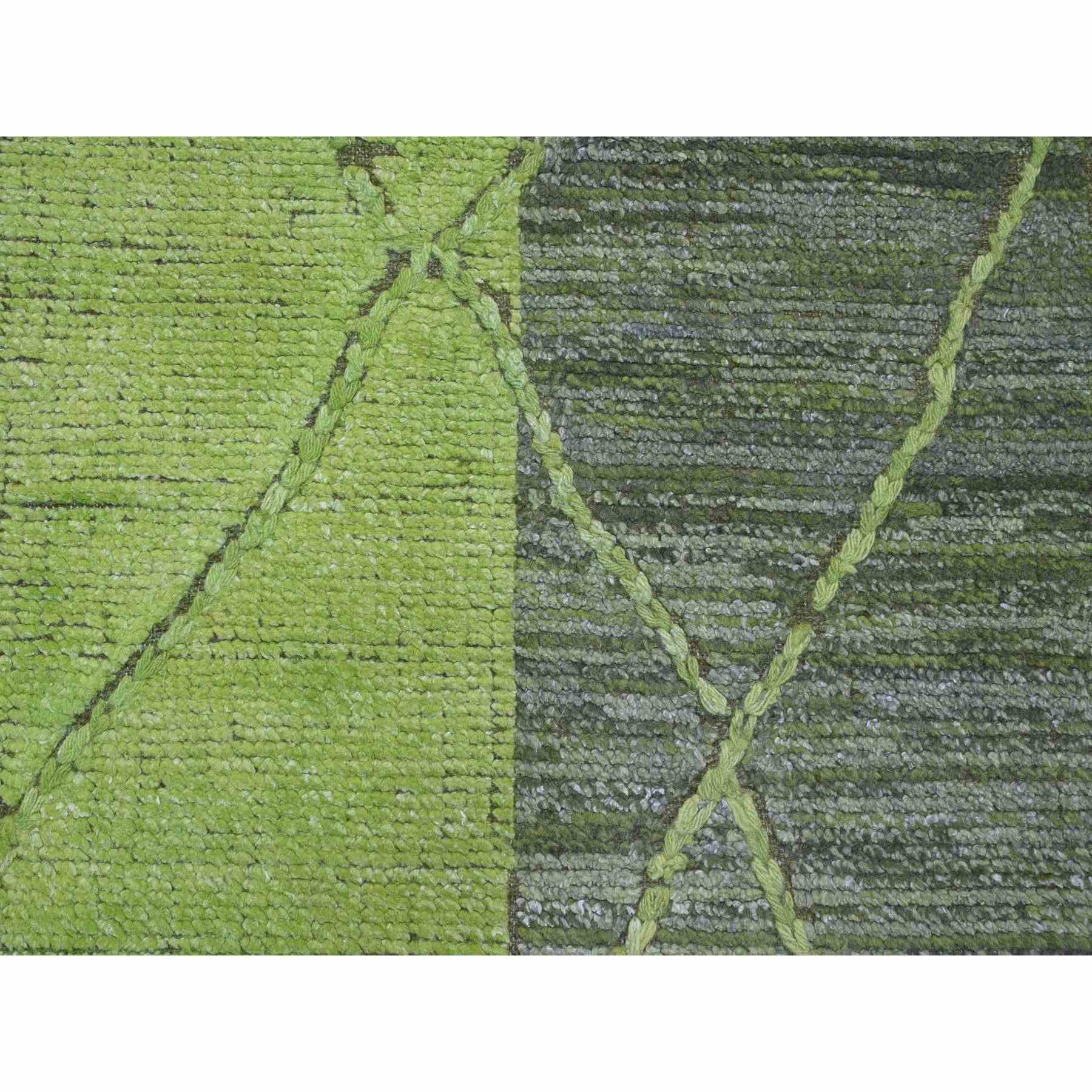 Tribal-Geometric-Hand-Knotted-Rug-100750