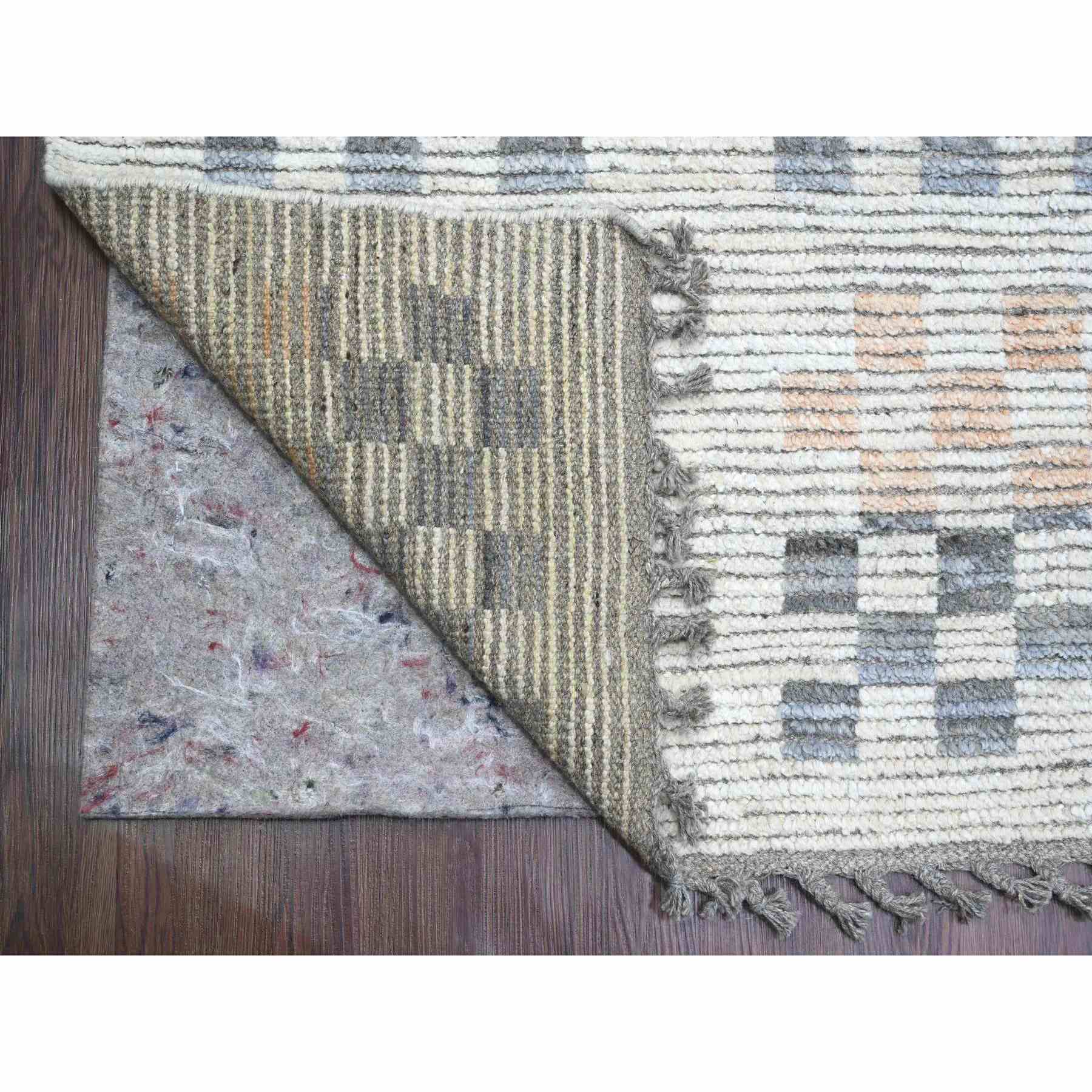 Tribal-Geometric-Hand-Knotted-Rug-100755