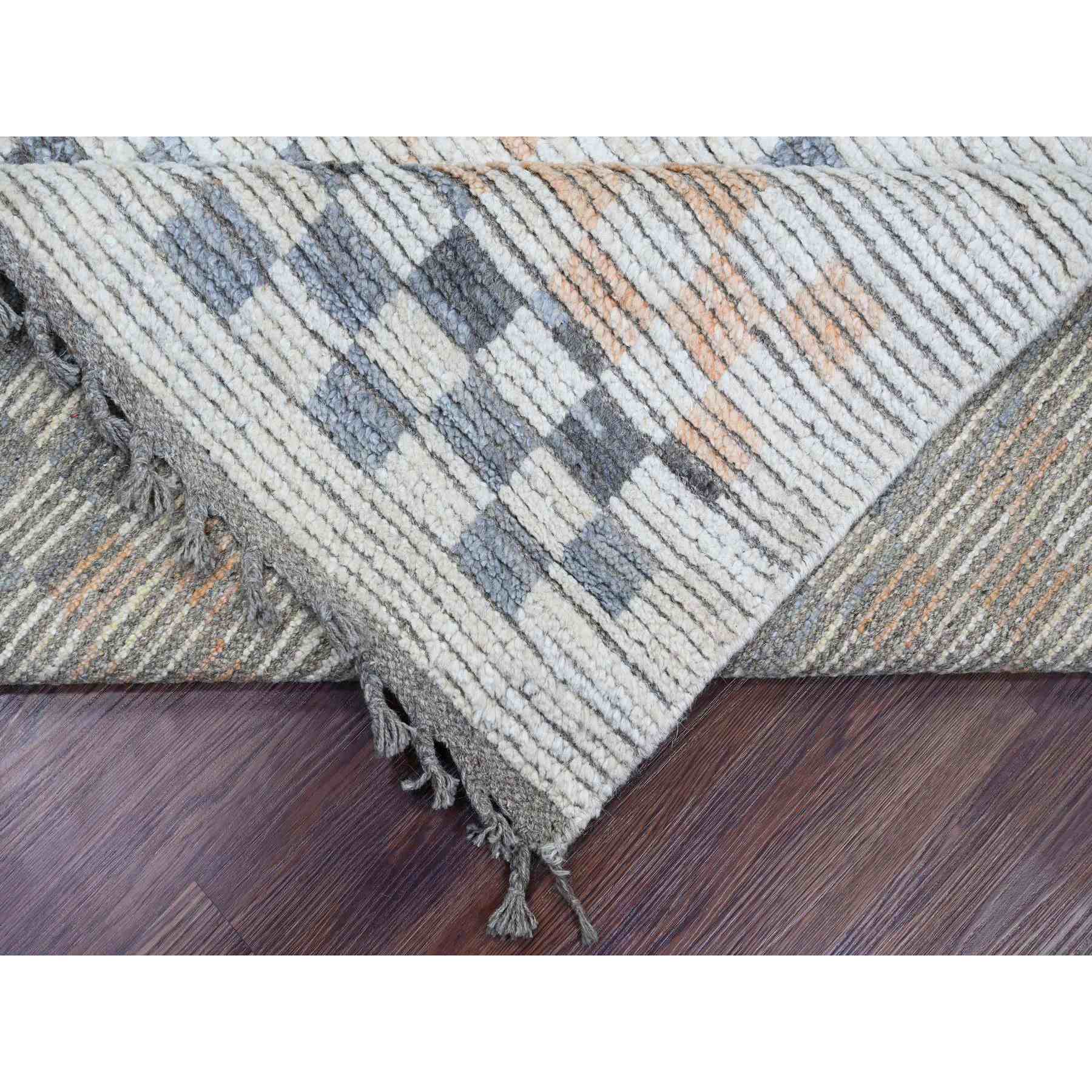 Tribal-Geometric-Hand-Knotted-Rug-100755
