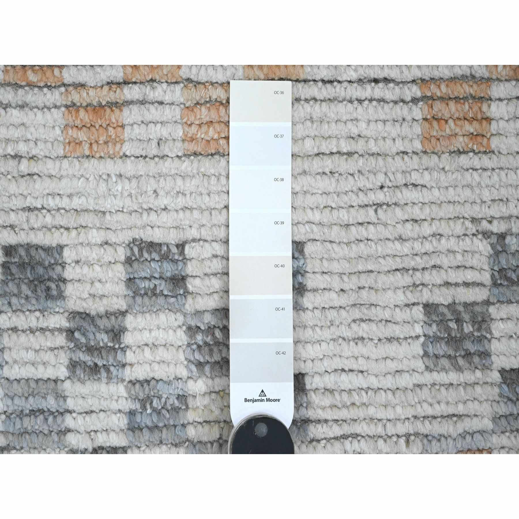Tribal-Geometric-Hand-Knotted-Rug-100755