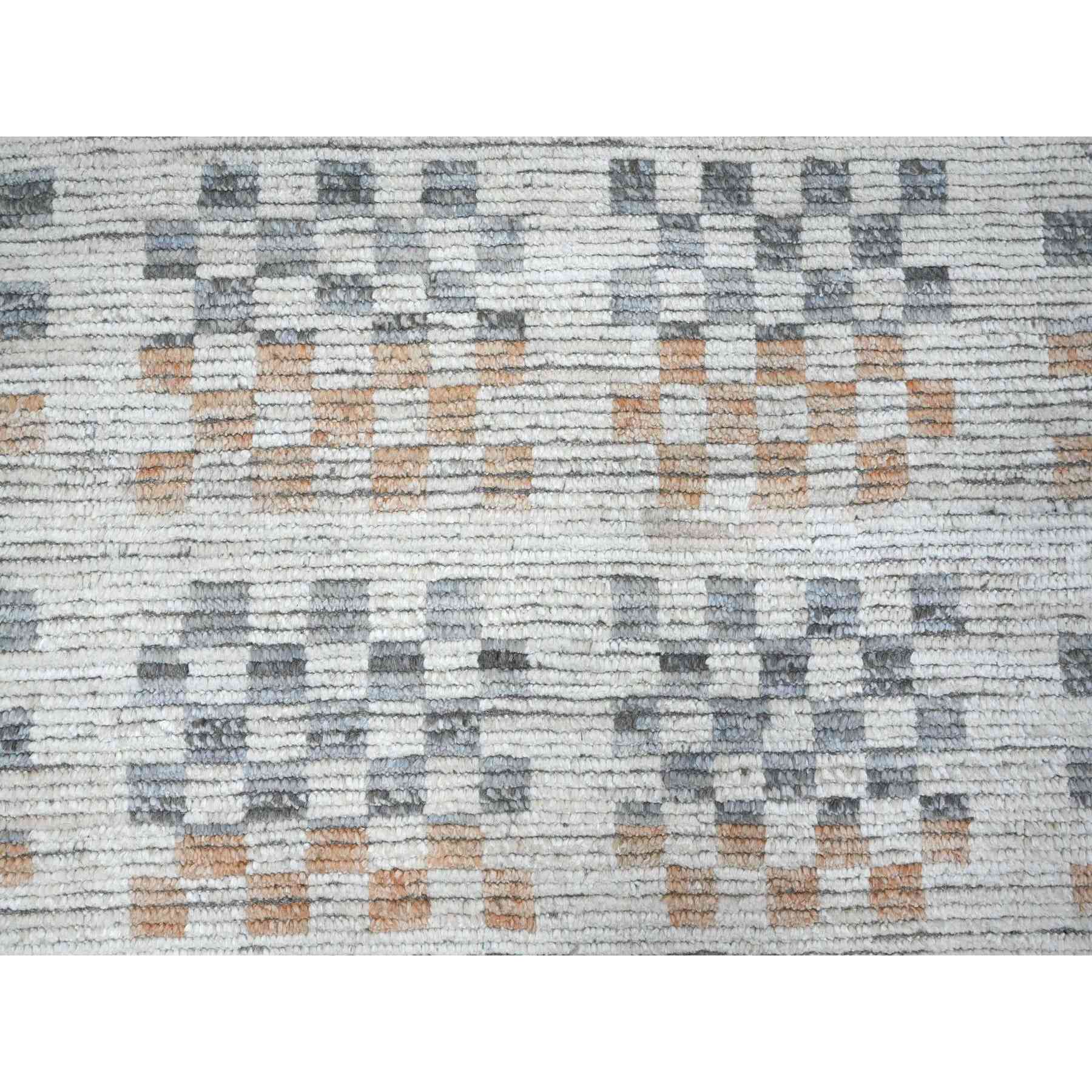 Tribal-Geometric-Hand-Knotted-Rug-100755