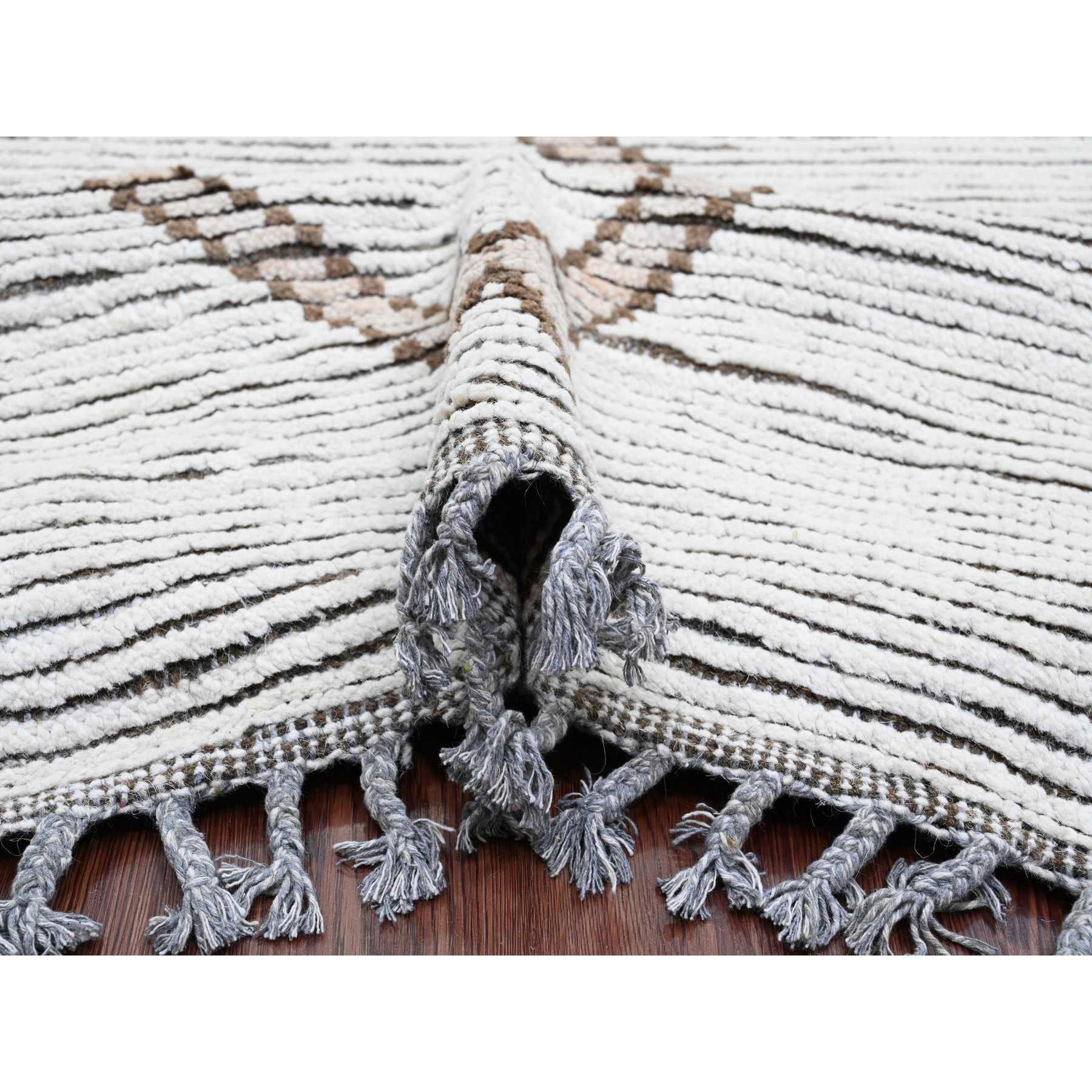 Tribal-Geometric-Hand-Knotted-Rug-101160