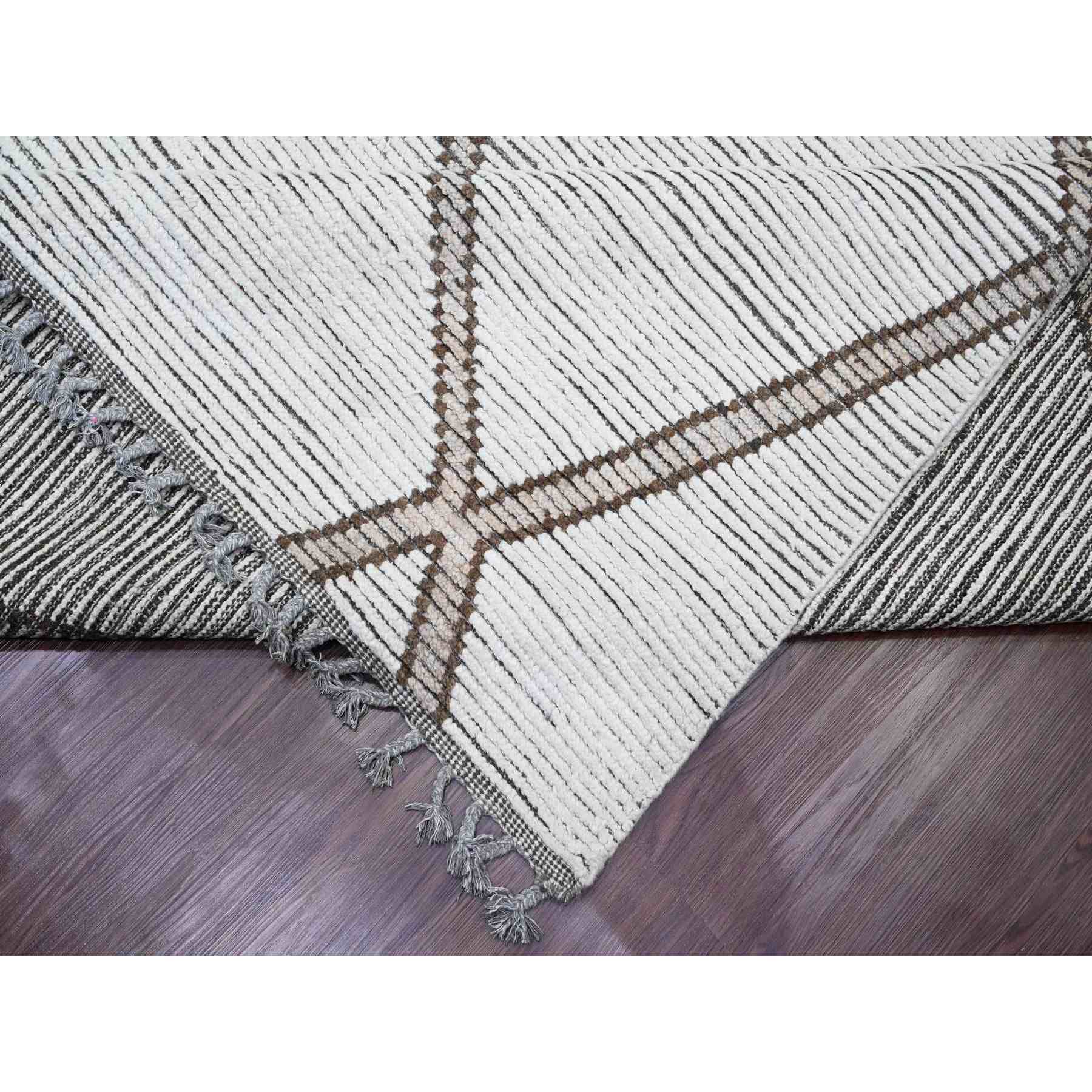 Tribal-Geometric-Hand-Knotted-Rug-101160