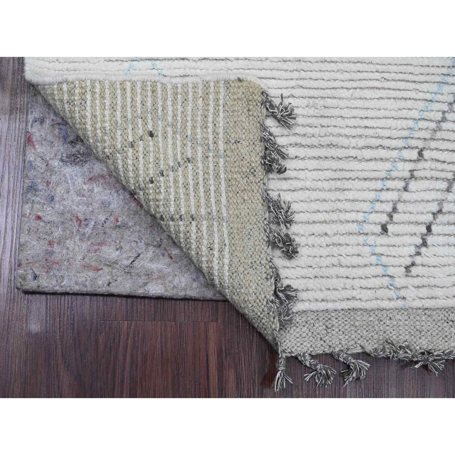 Tribal-Geometric-Hand-Knotted-Rug-101370