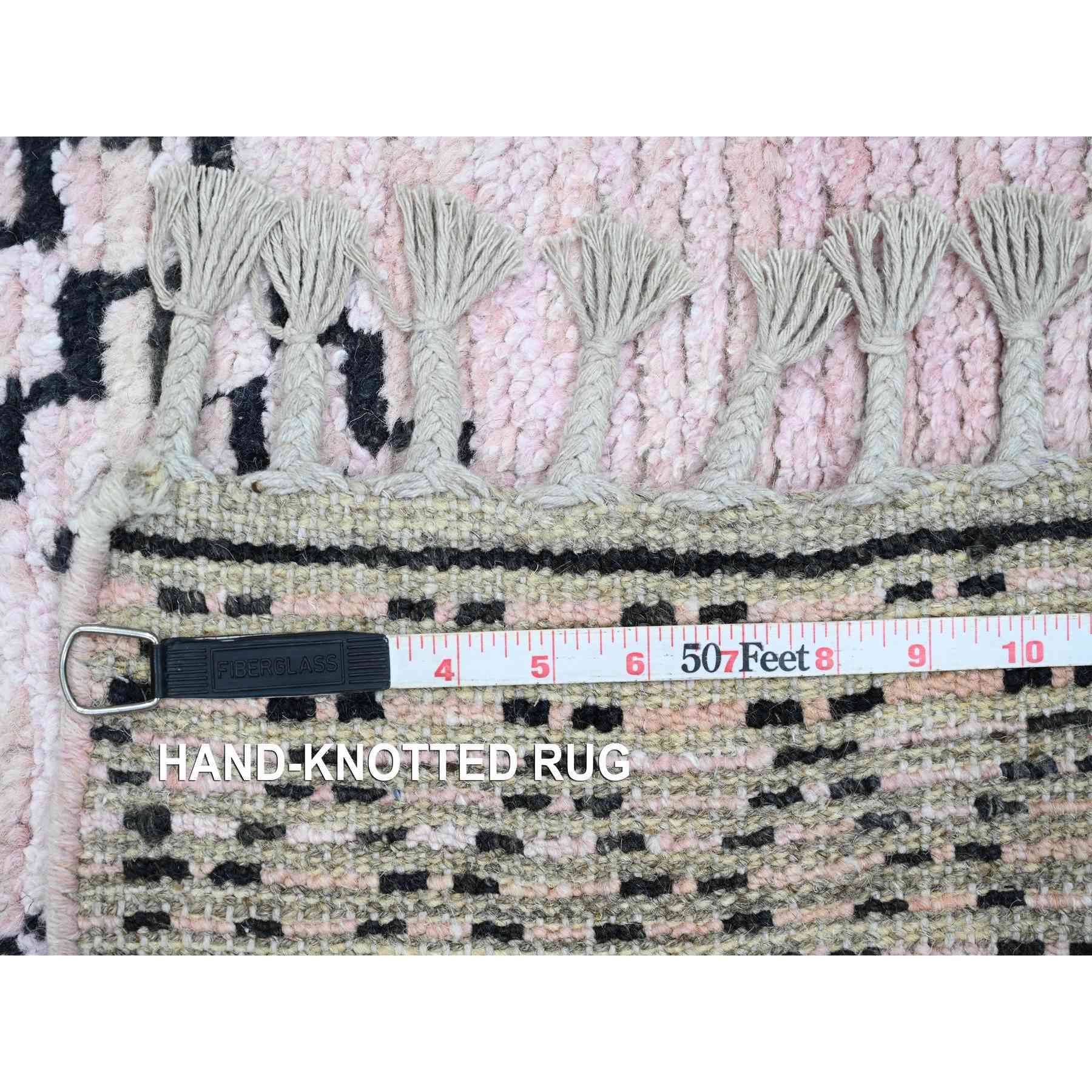 Tribal-Geometric-Hand-Knotted-Rug-101385
