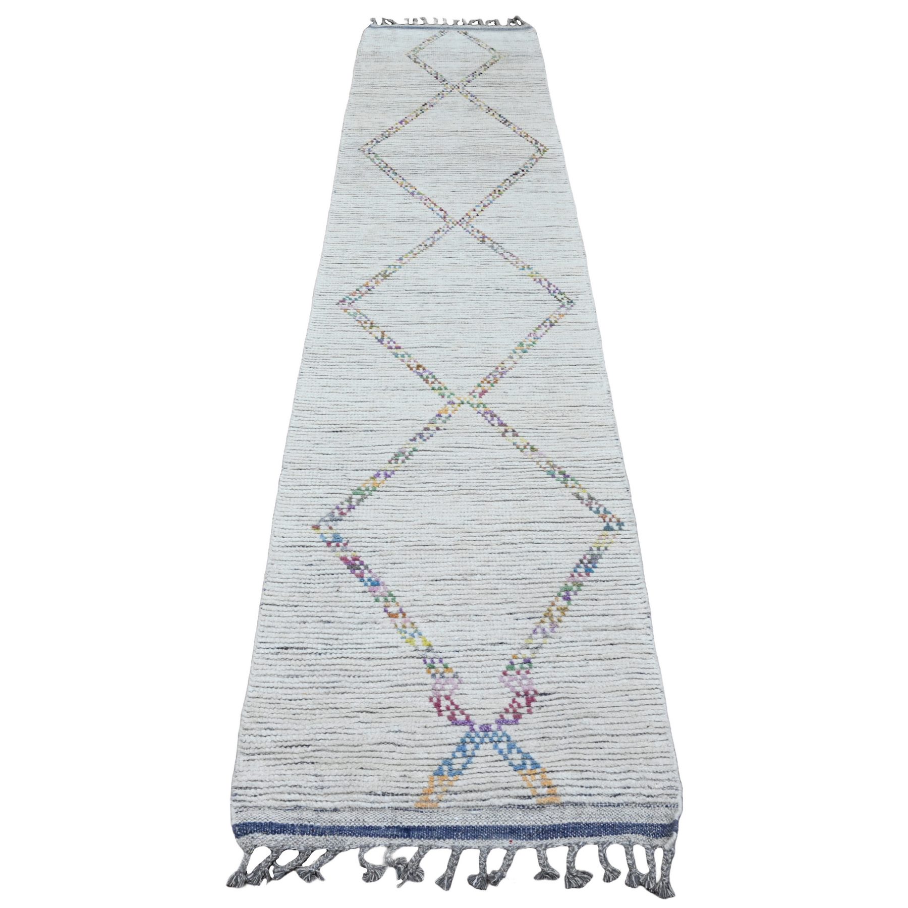 Tribal-Geometric-Hand-Knotted-Rug-101415
