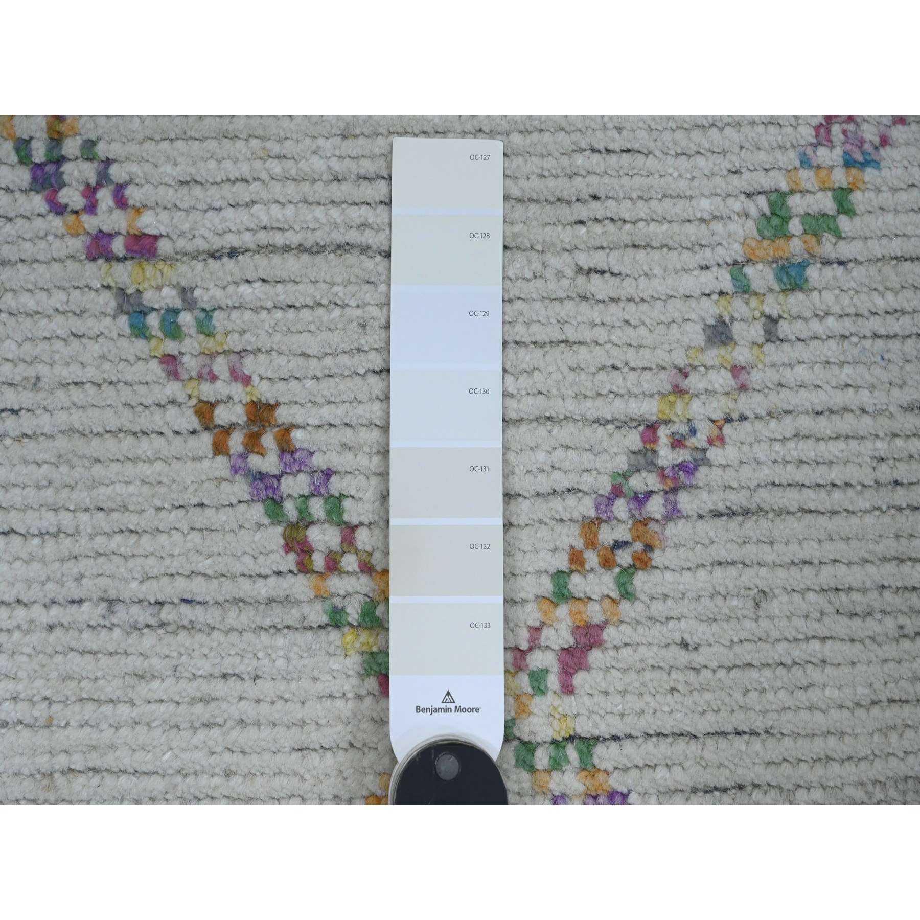 Tribal-Geometric-Hand-Knotted-Rug-101415