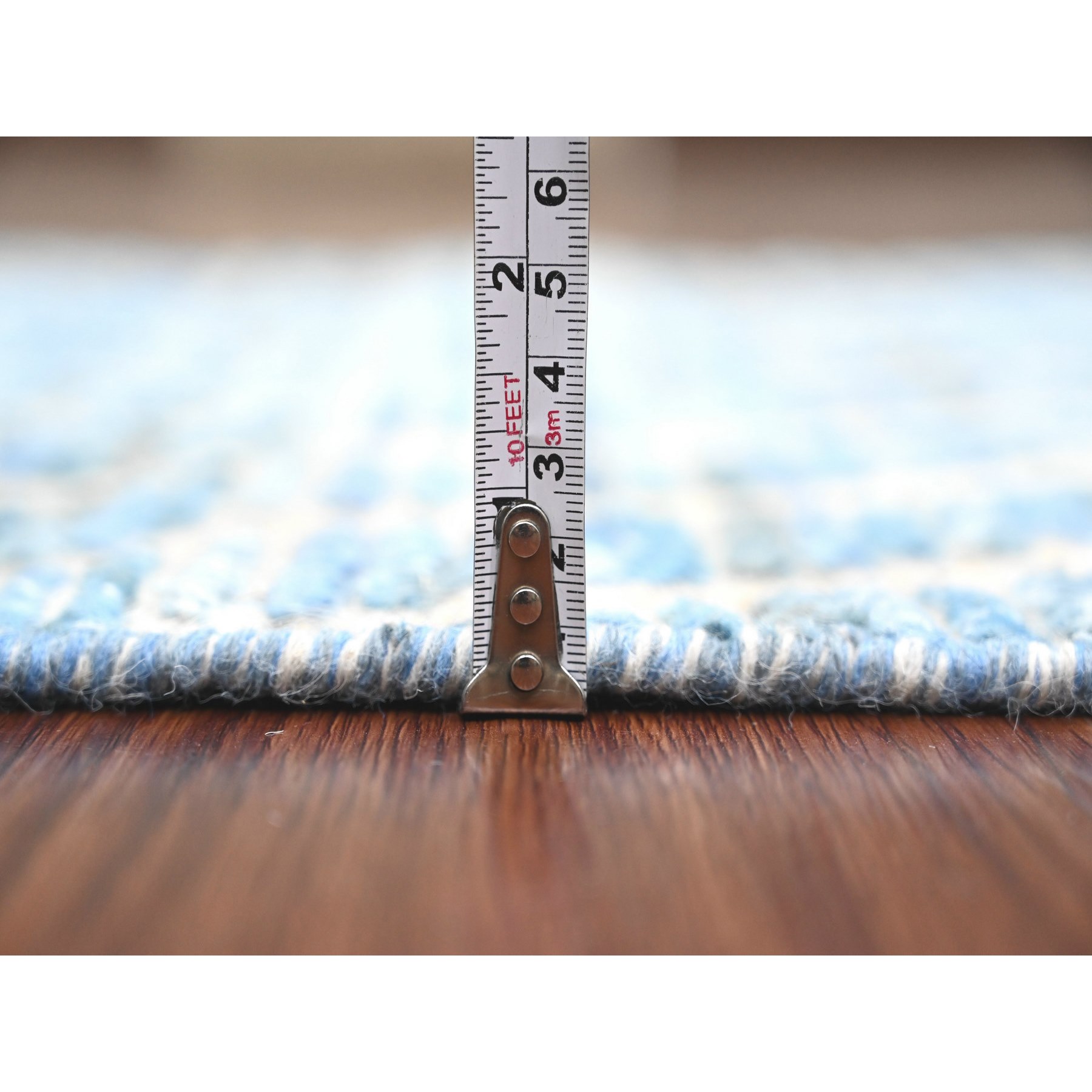 Tribal-Geometric-Hand-Knotted-Rug-101435