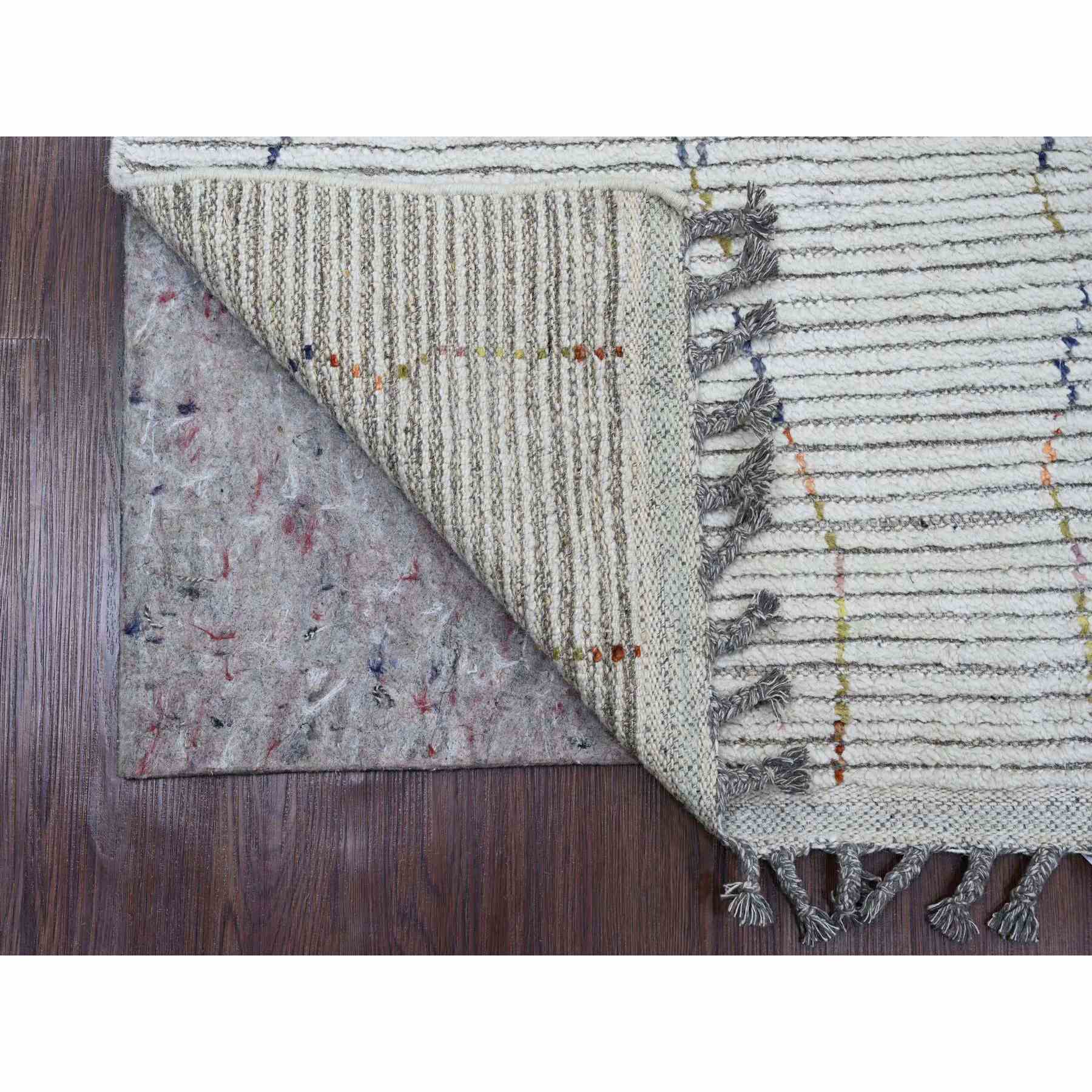 Tribal-Geometric-Hand-Knotted-Rug-101440