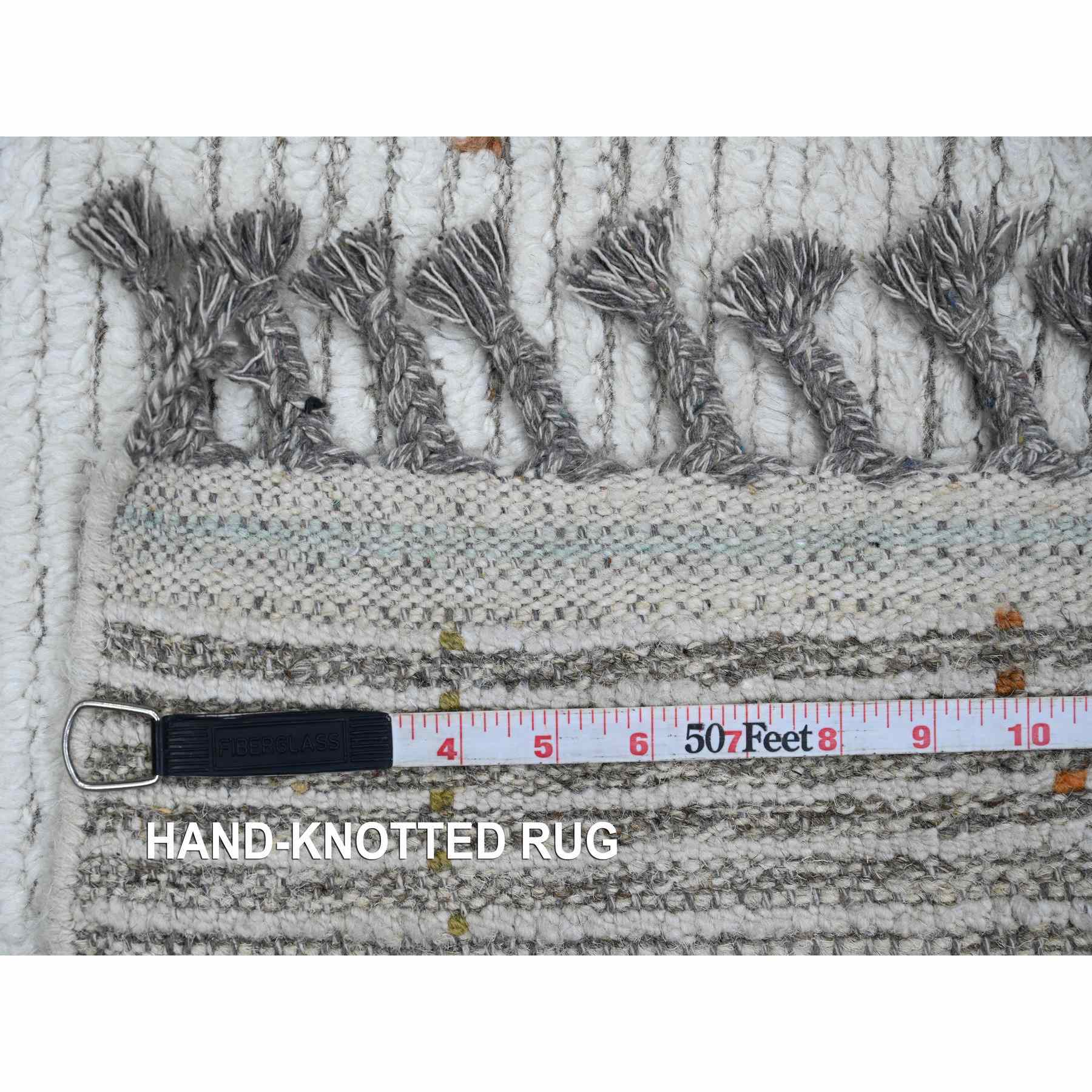 Tribal-Geometric-Hand-Knotted-Rug-101440