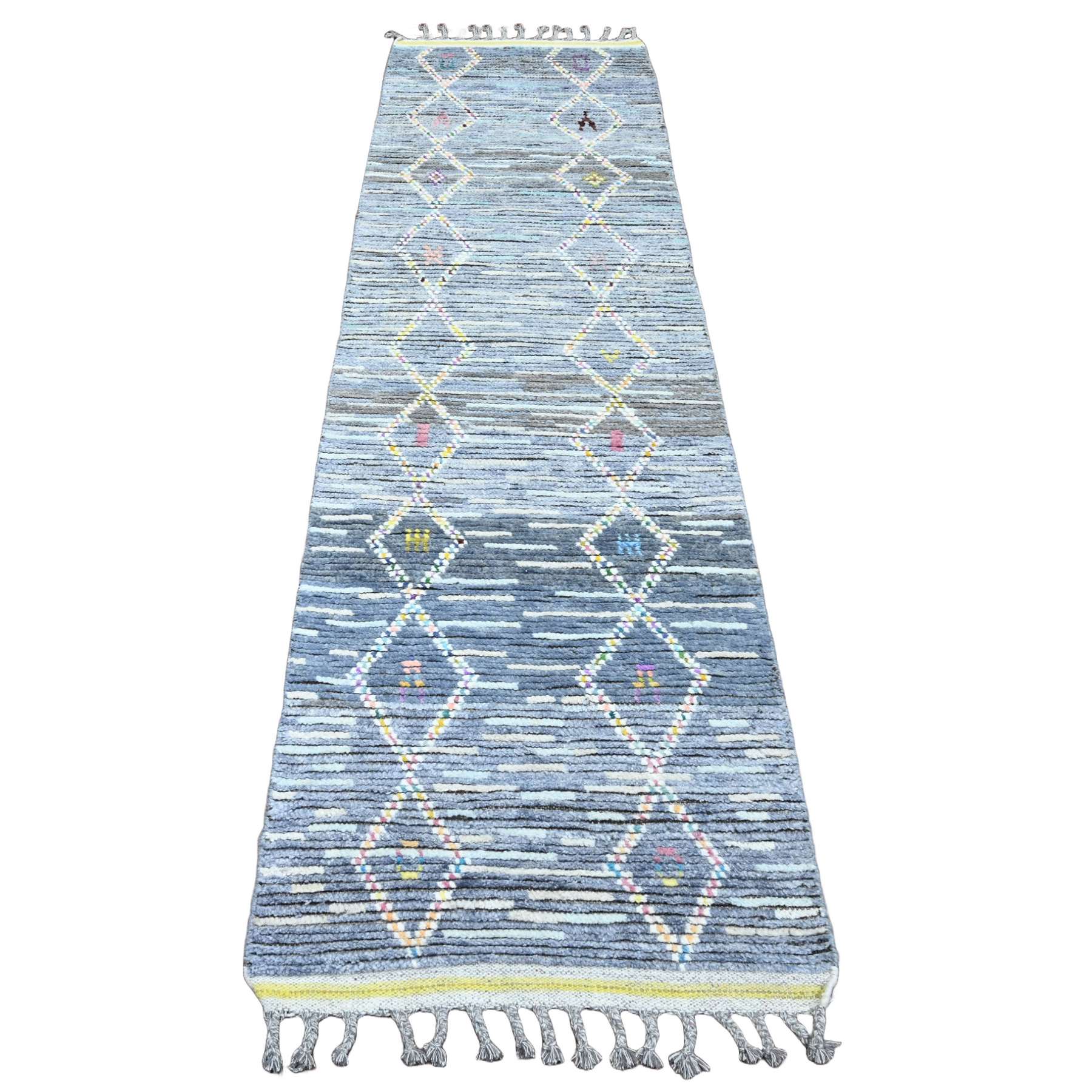 Tribal-Geometric-Hand-Knotted-Rug-101450